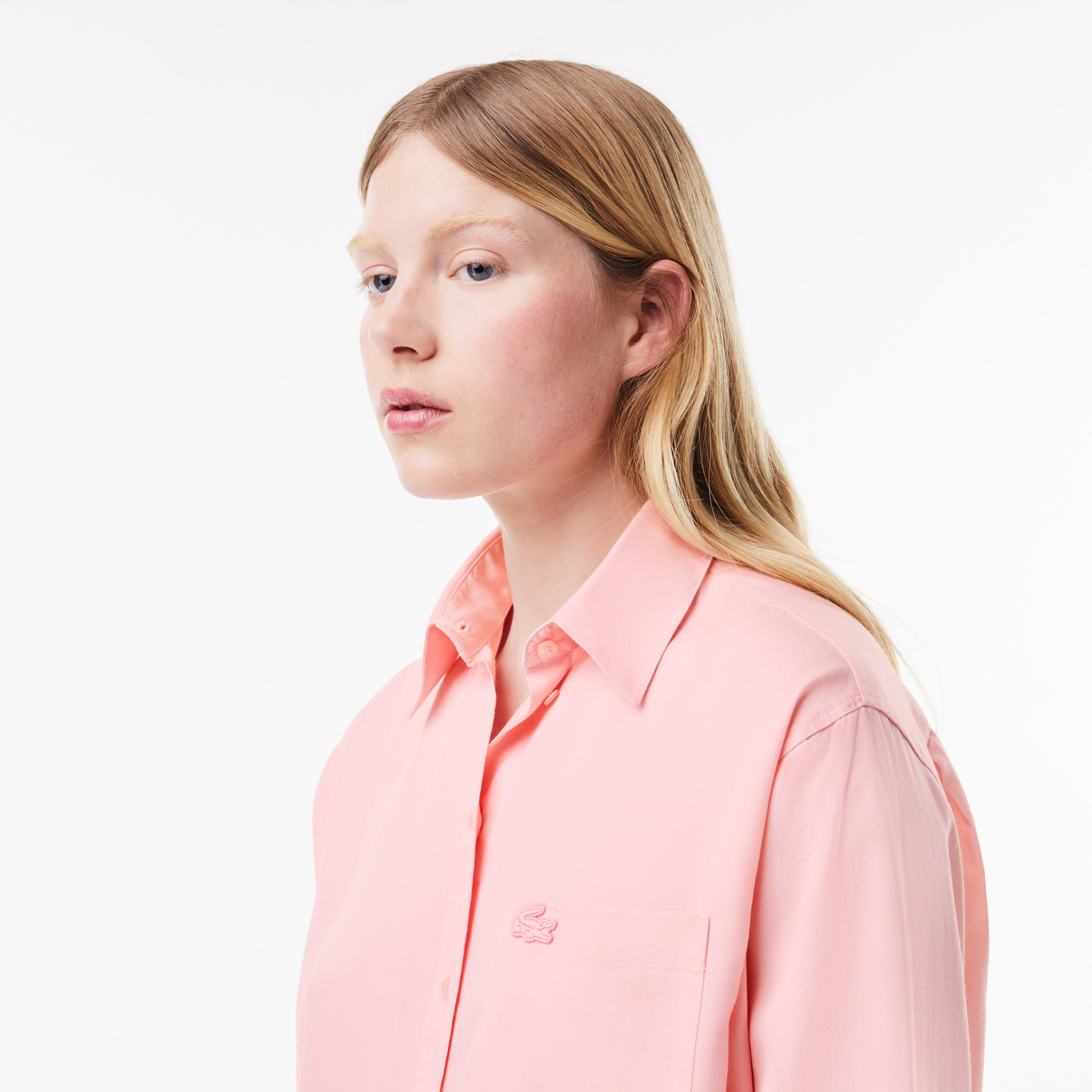 Lacoste Flowing, Oversized Lyocell Shirt