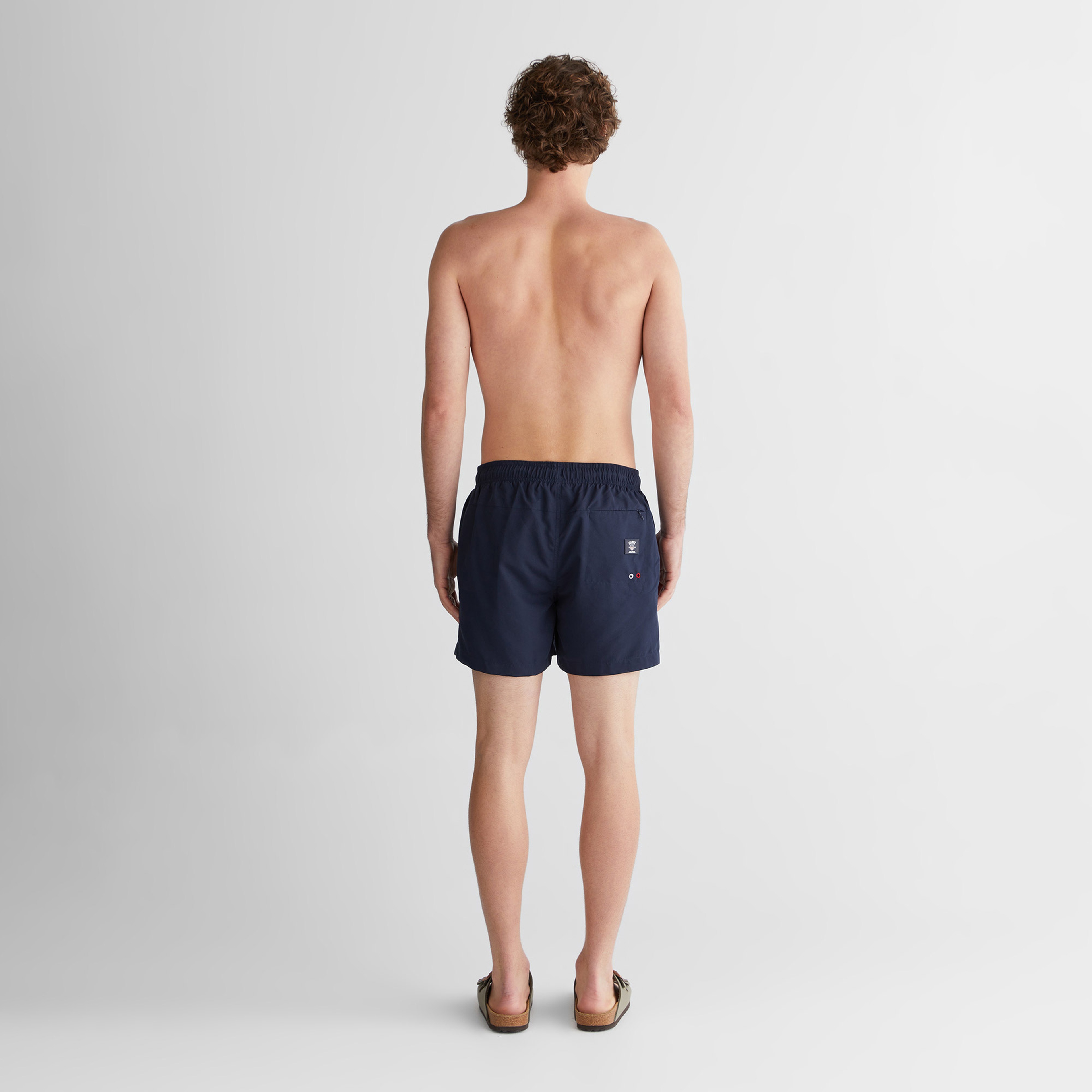 GANT Erkek Lacivert Regular Fit Logolu Mayo Şort