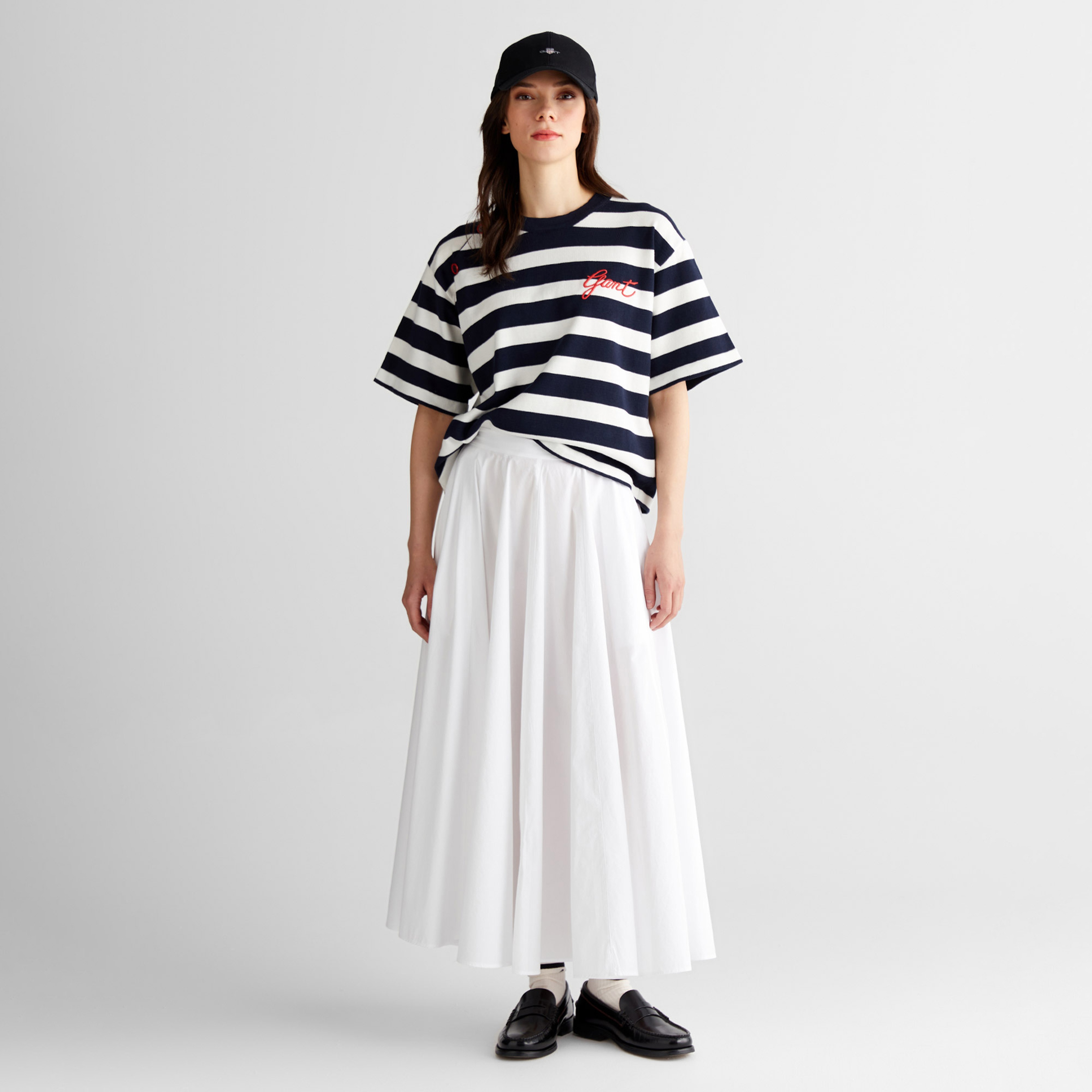 GANT Kadın Krem Loose Fit Etek