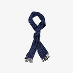GANT Unisex Lacivert G Monogramlı Dokuma Atkı