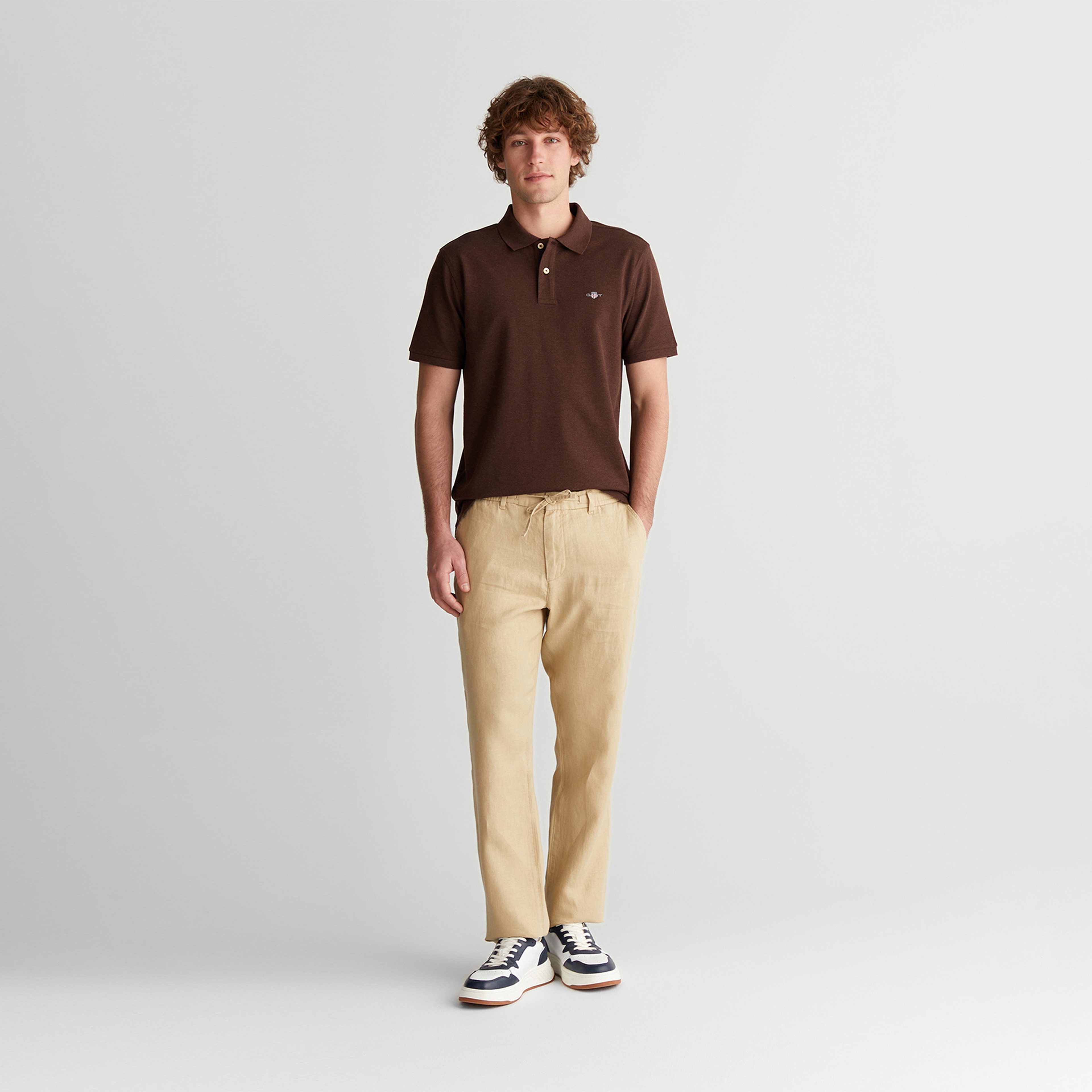 GANT Erkek Bej Regular Fit Pantolon