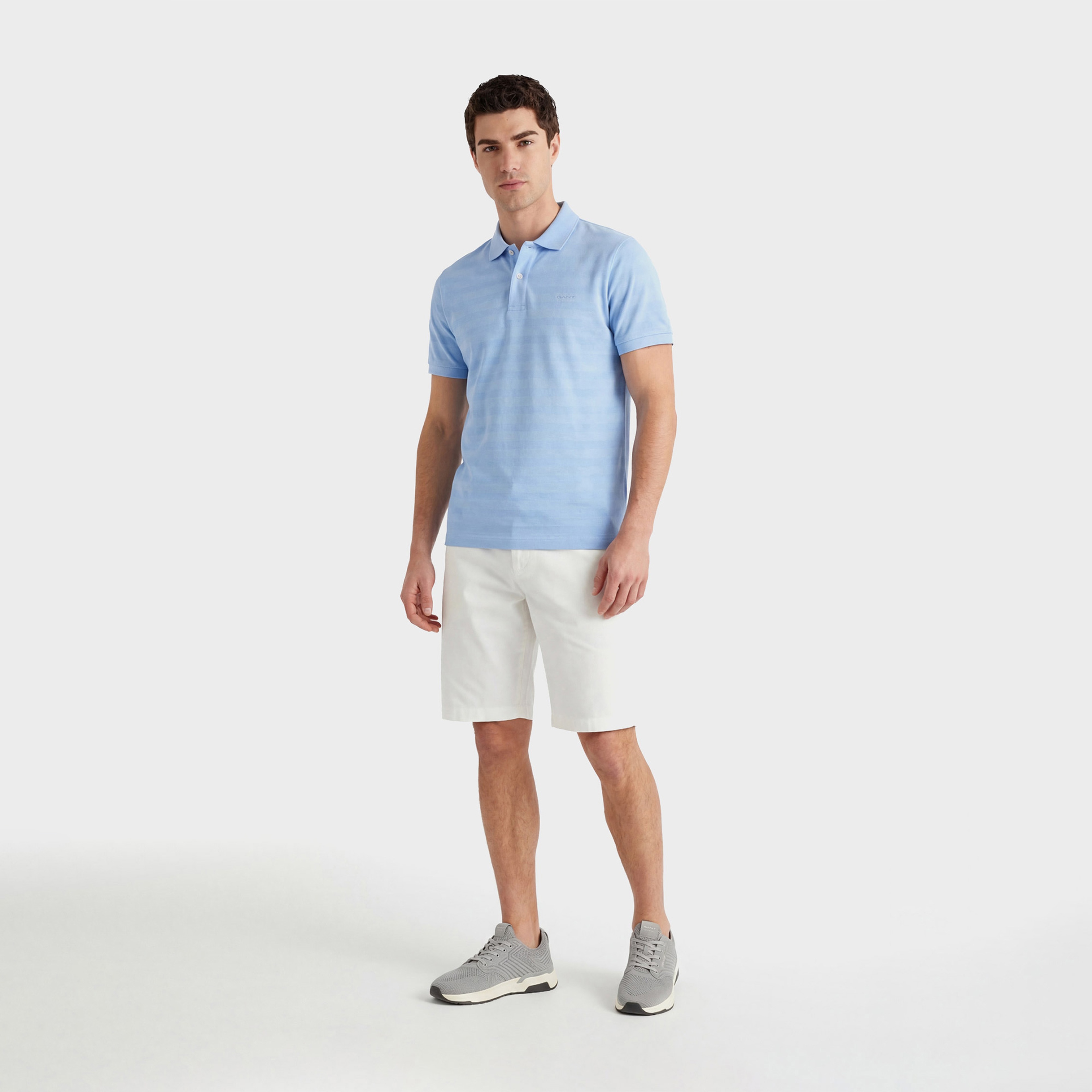 GANT Erkek Mavi Regular Fit Polo Yaka T-Shirt