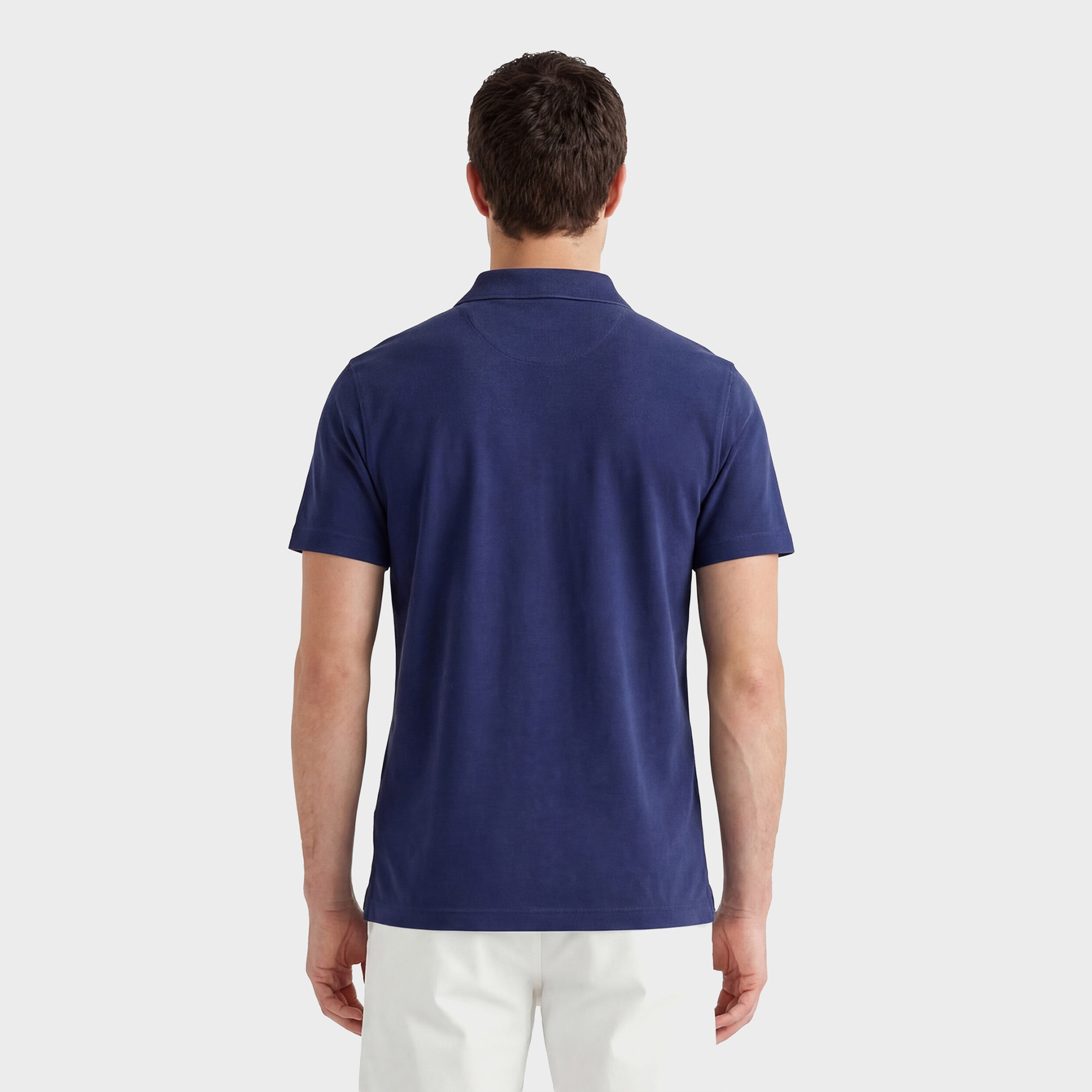GANT Erkek Mavi Regular Fit Polo Yaka T-Shirt