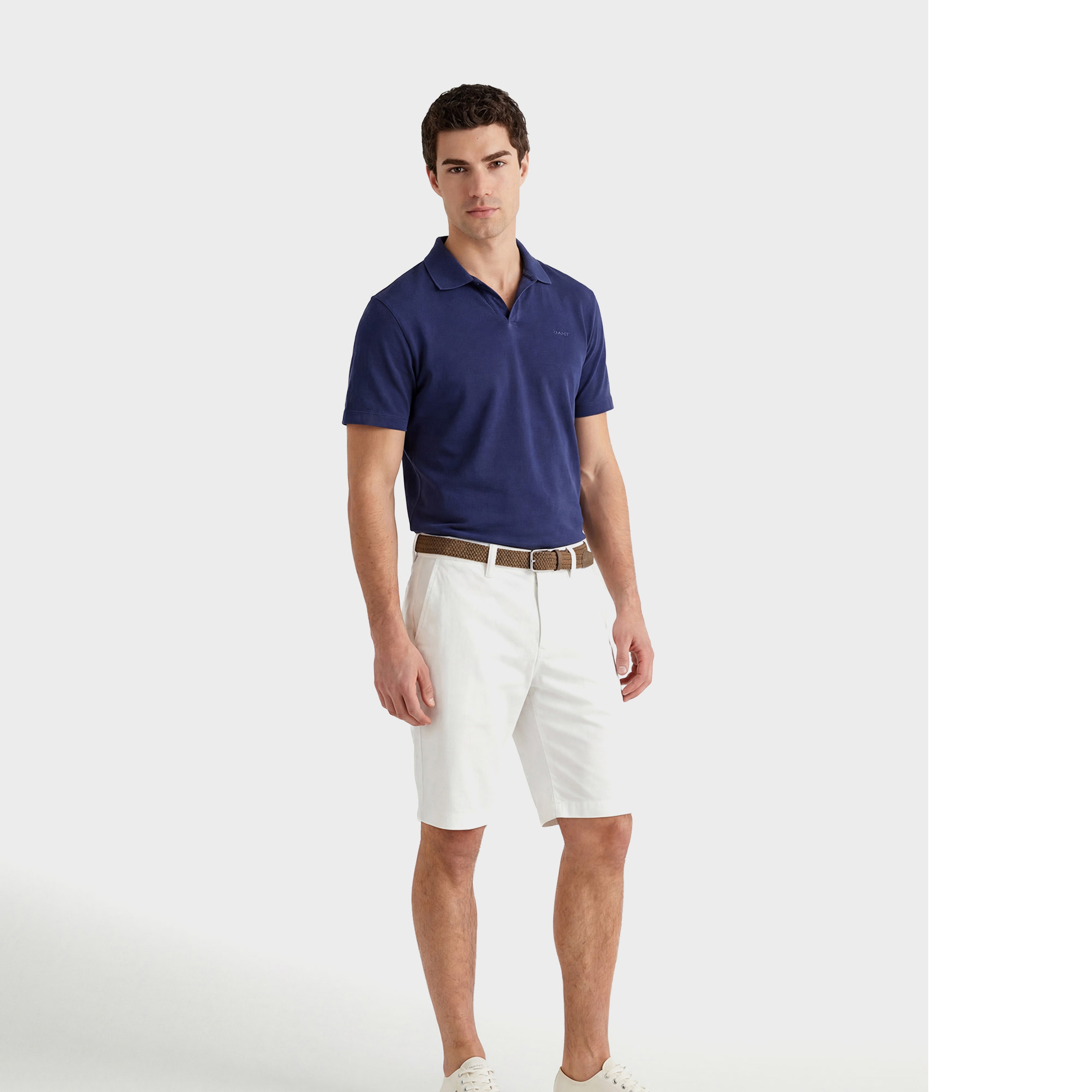 GANT Erkek Mavi Regular Fit Polo Yaka T-Shirt