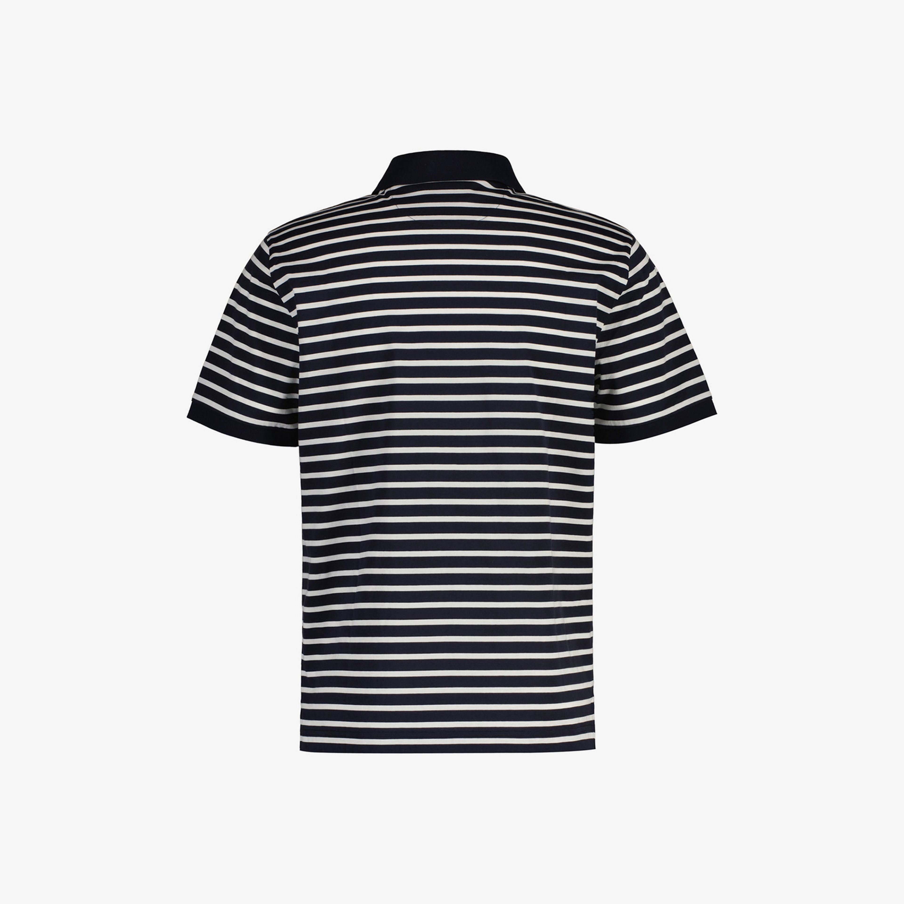GANT Erkek Lacivert Regular Fit Yaka Çizgili Polo Yaka T-Shirt