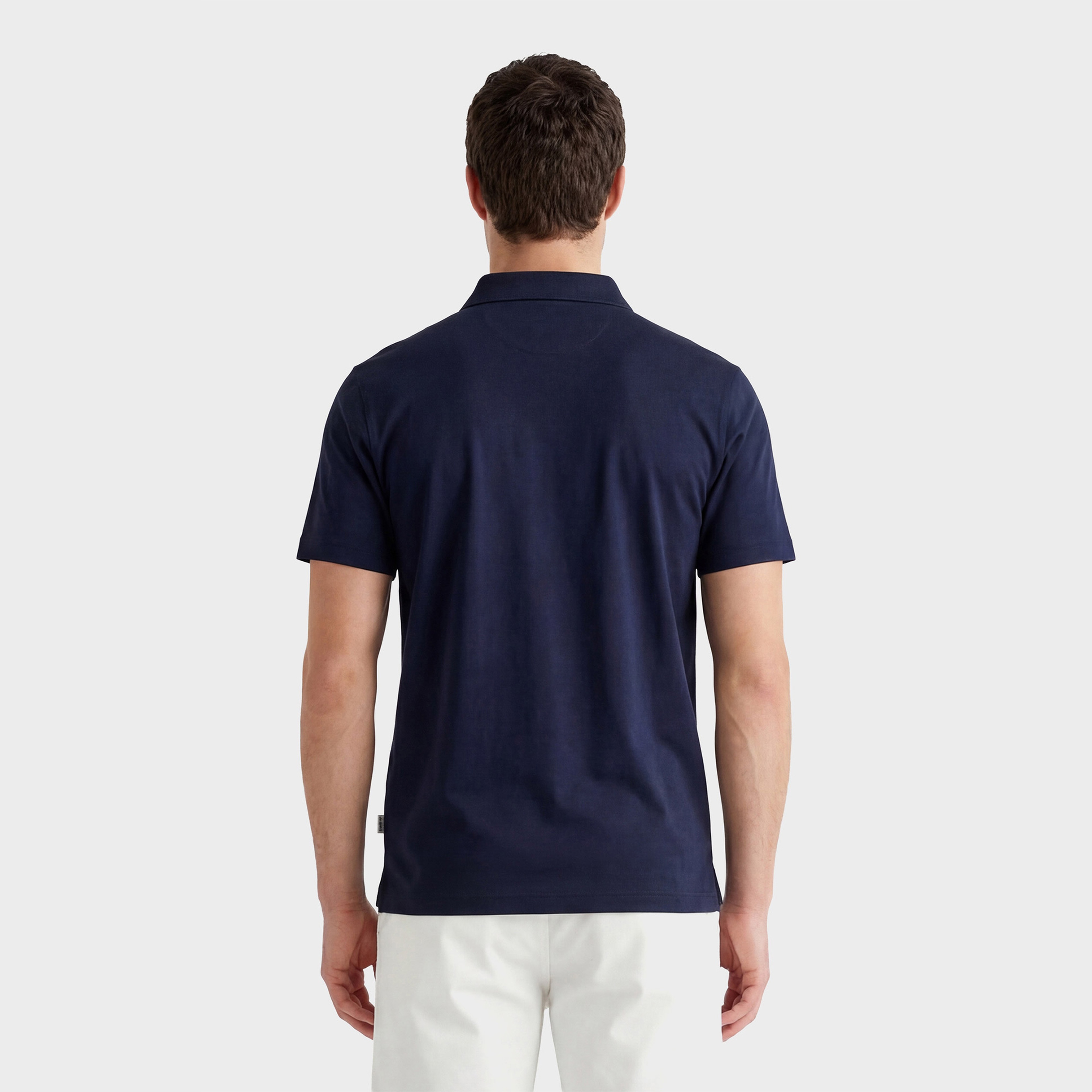 GANT Erkek Lacivert Regular Fit Polo Yaka T-Shirt