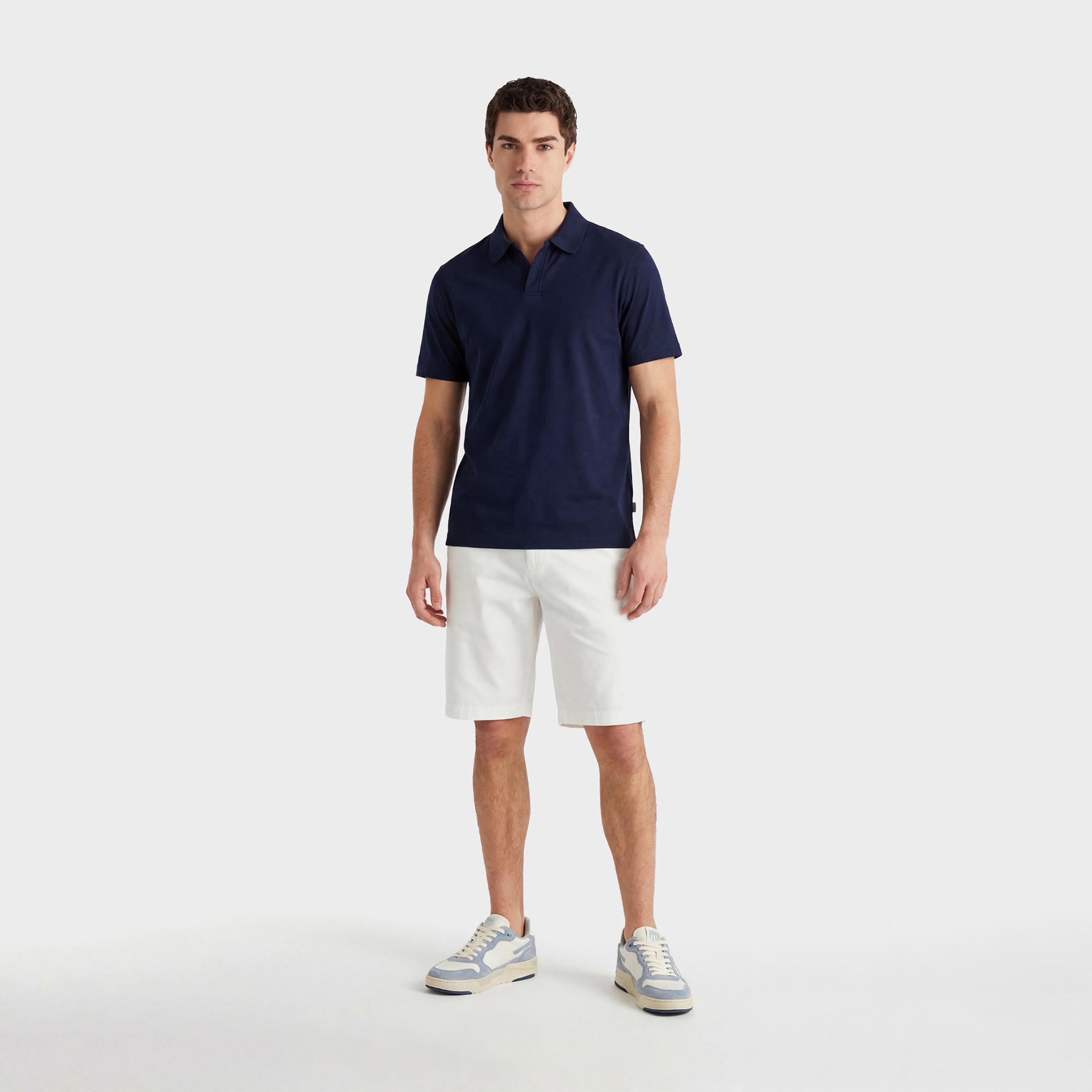 GANT Erkek Lacivert Regular Fit Polo Yaka T-Shirt