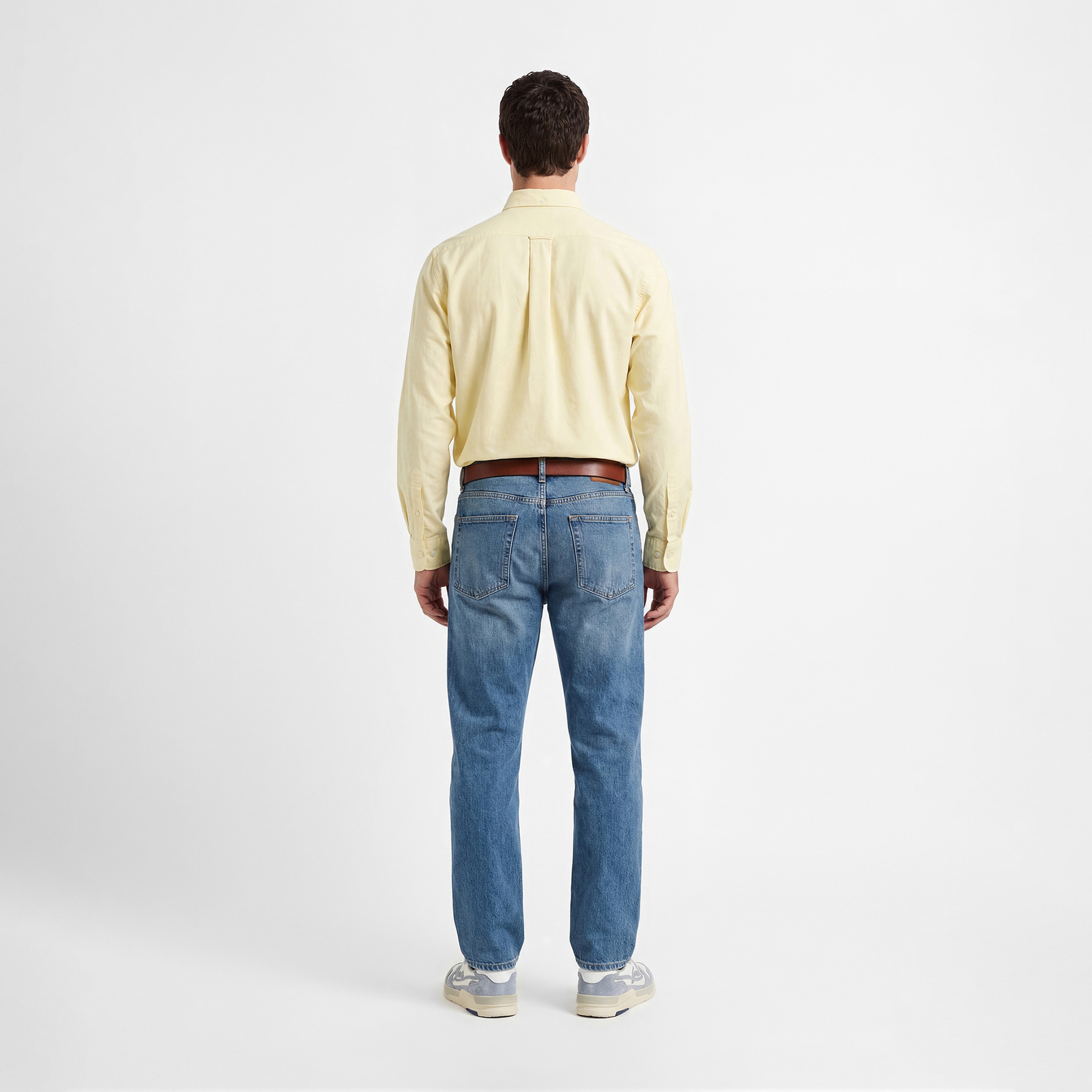 GANT Erkek Sarı Regular Fit Logolu Gömlek