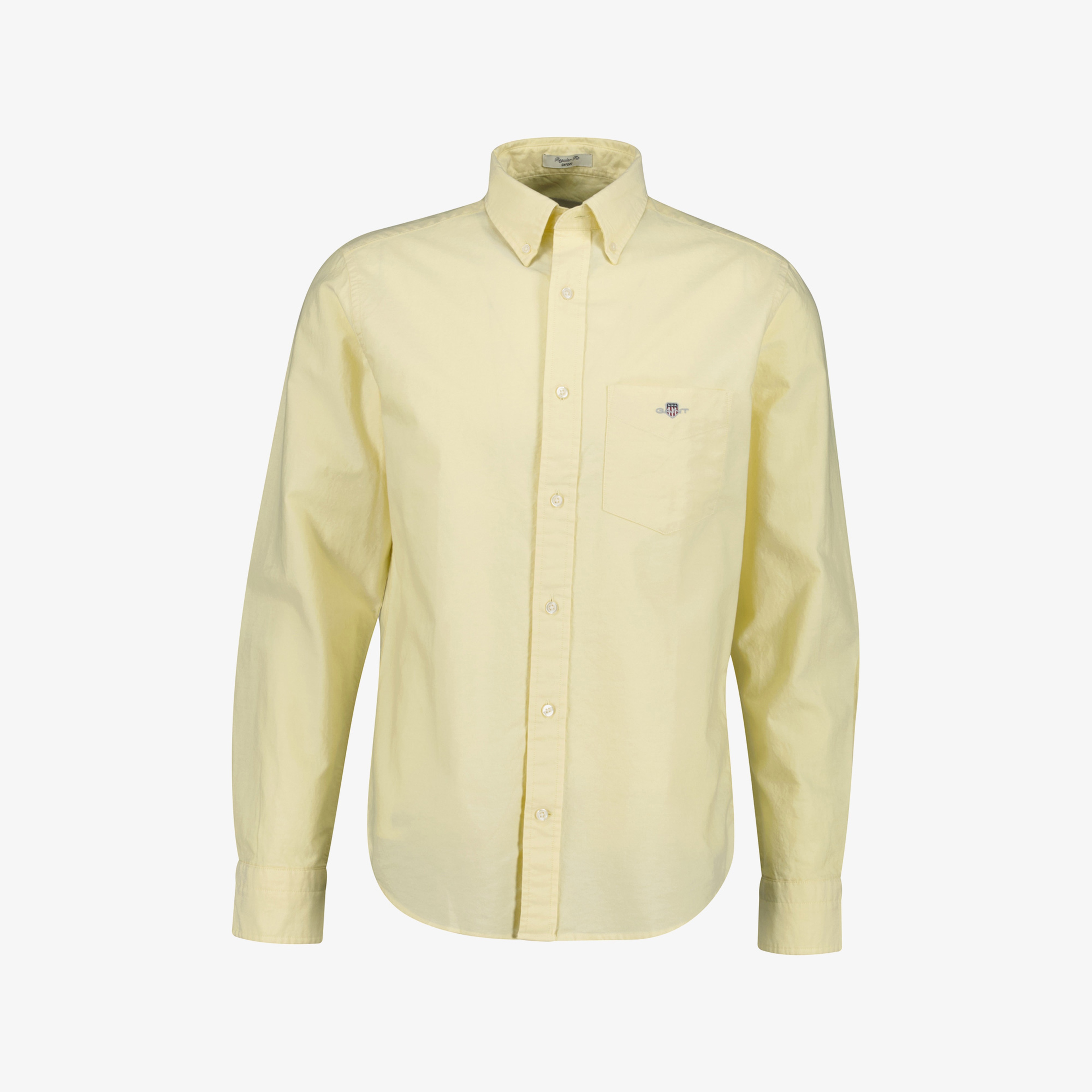 GANT Erkek Sarı Regular Fit Logolu Gömlek