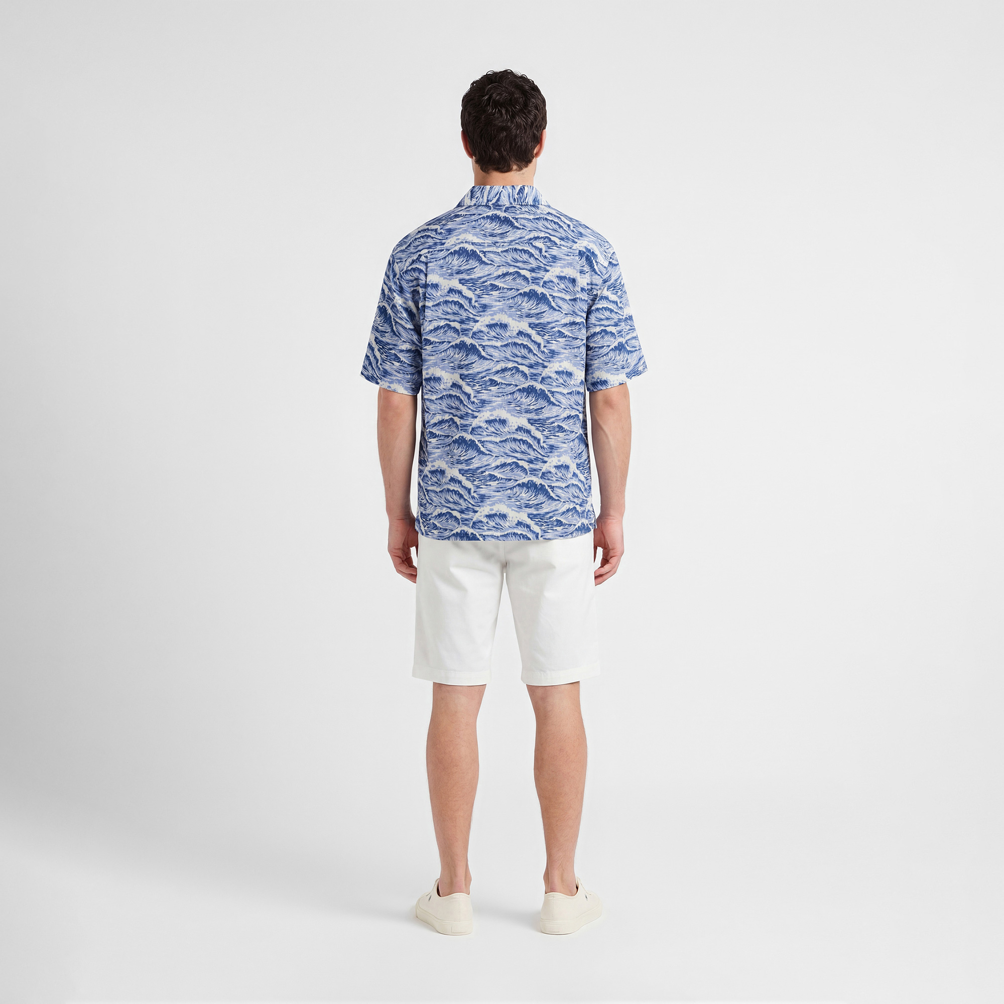 GANT Erkek Mavi Relaxed Fit Gömlek
