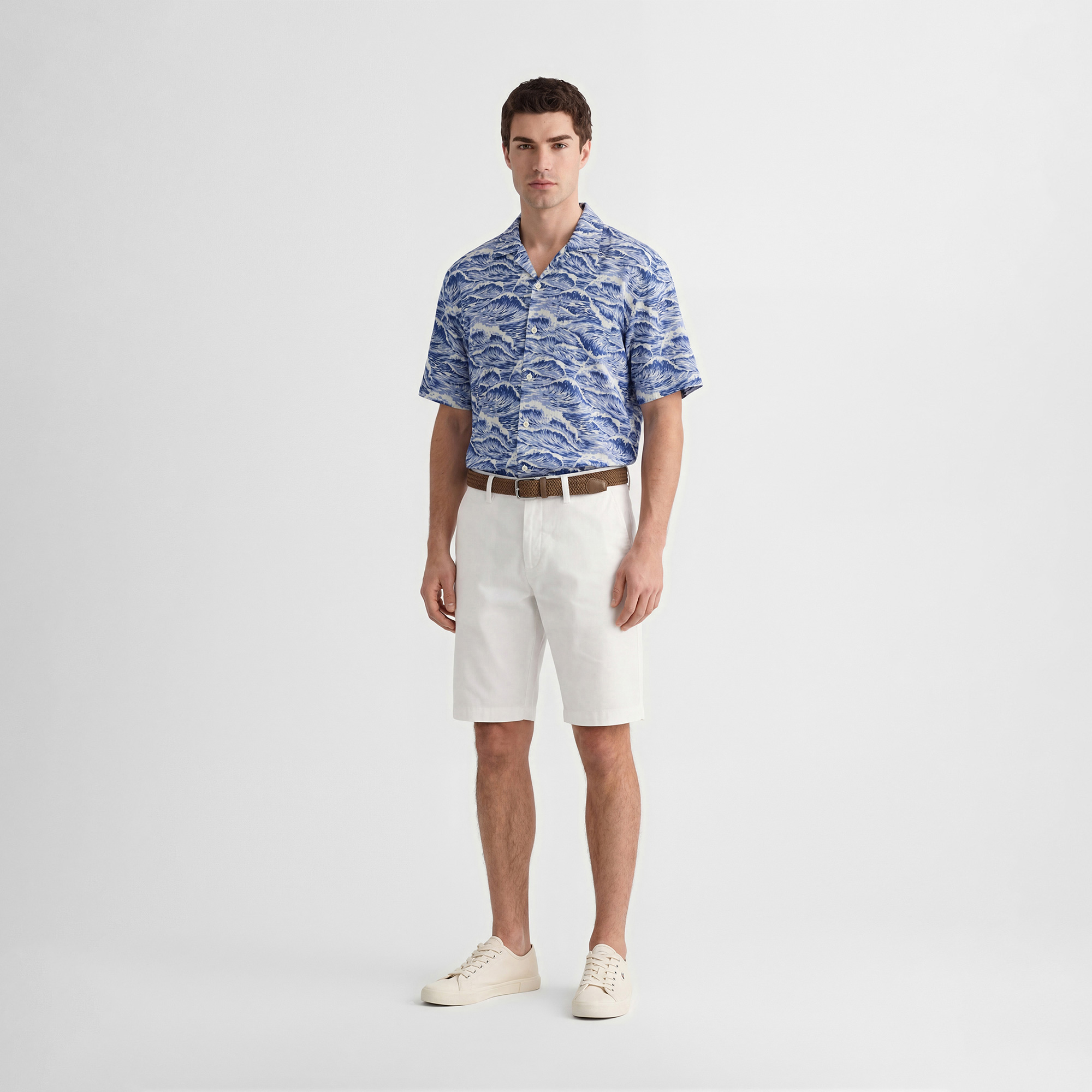GANT Erkek Mavi Relaxed Fit Gömlek