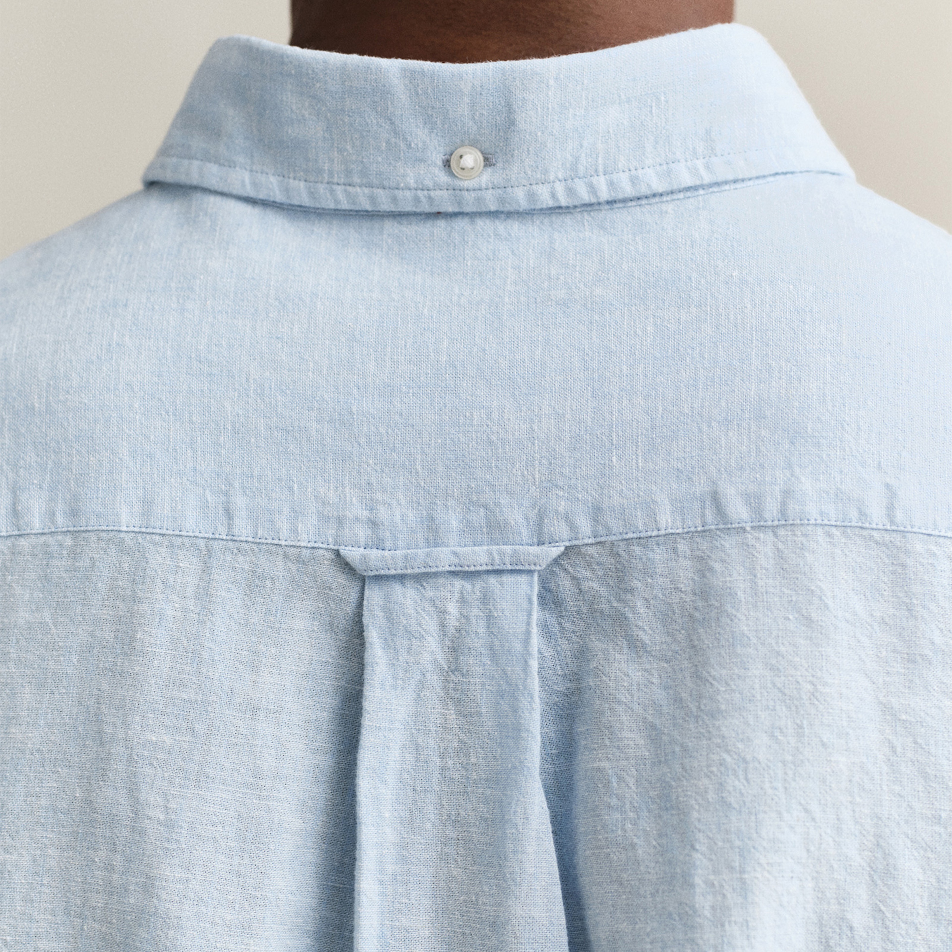 GANT Erkek Mavi Regular Fit Logolu Gömlek