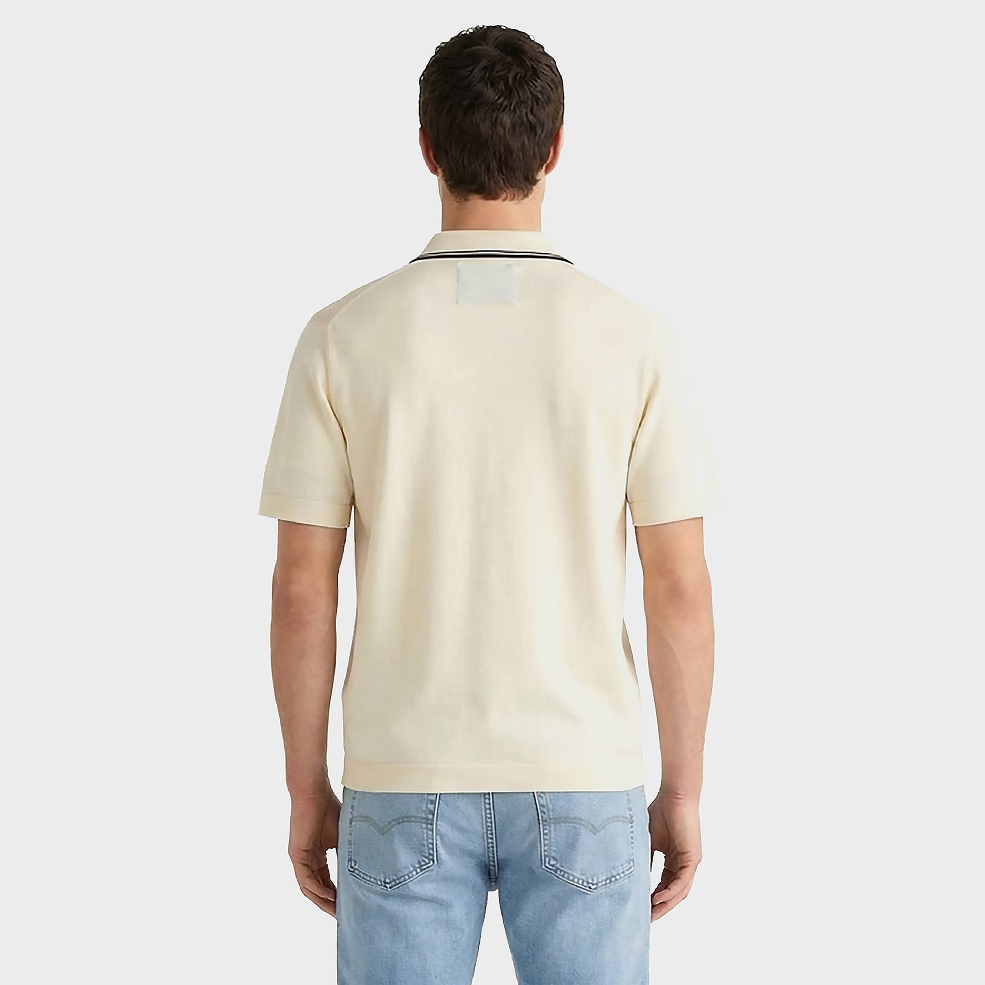 GANT Erkek Krem Regular Fit Kısa Kollu Resort Yaka Gömlek