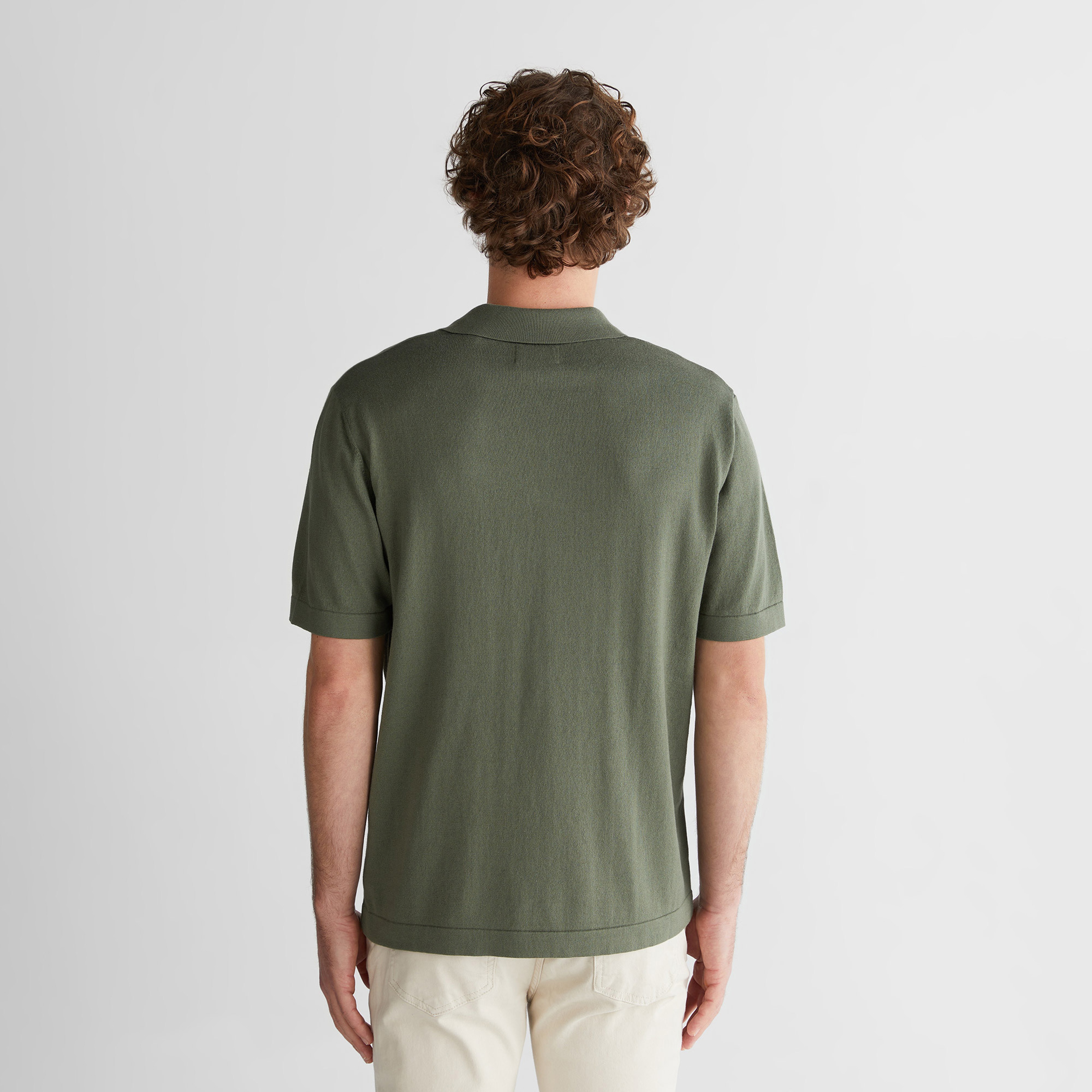 GANT Erkek Yeşil Regular Fit Polo Yaka Kısa Kollu Triko