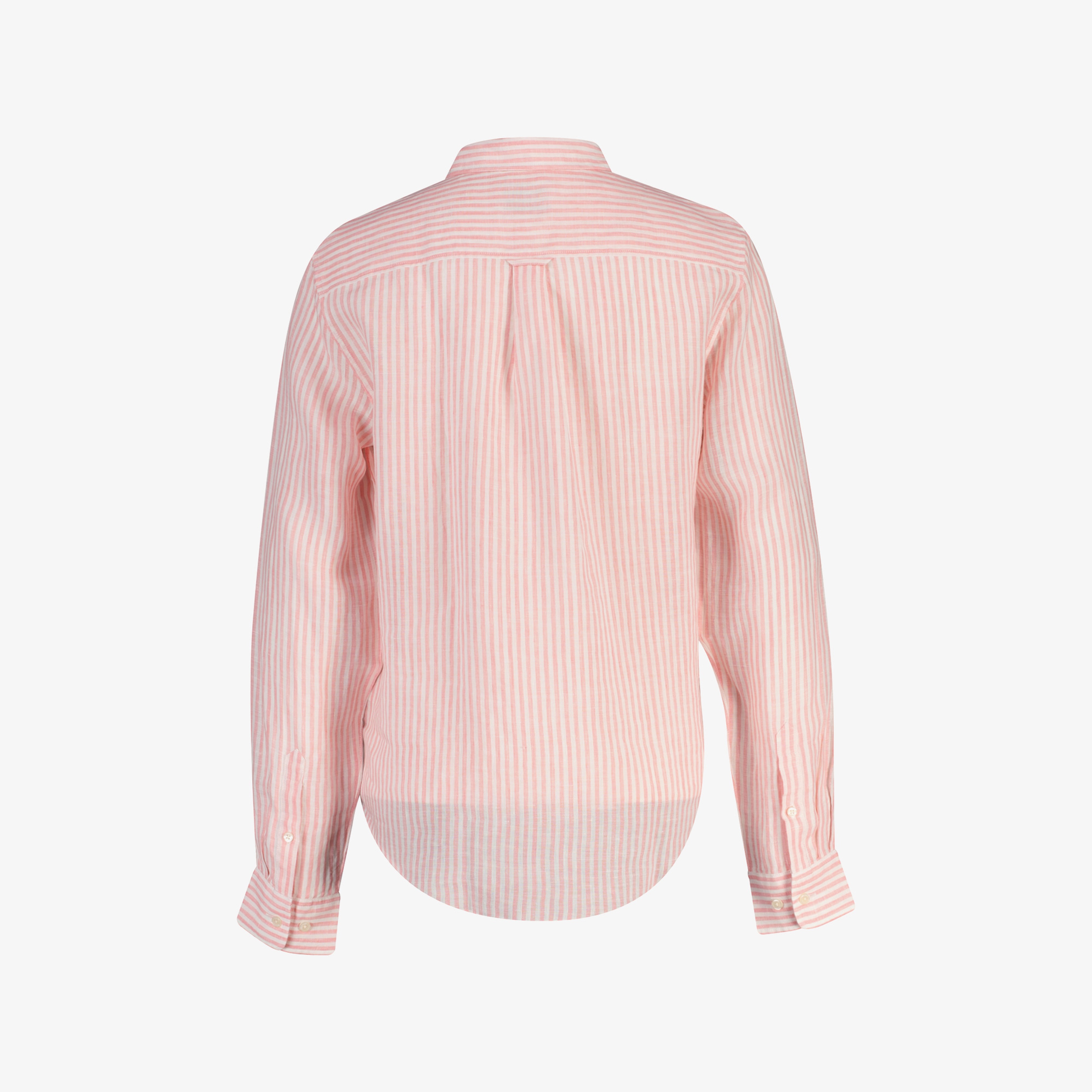 GANT Kadın Pembe Regular Fit Çizgili Gömlek