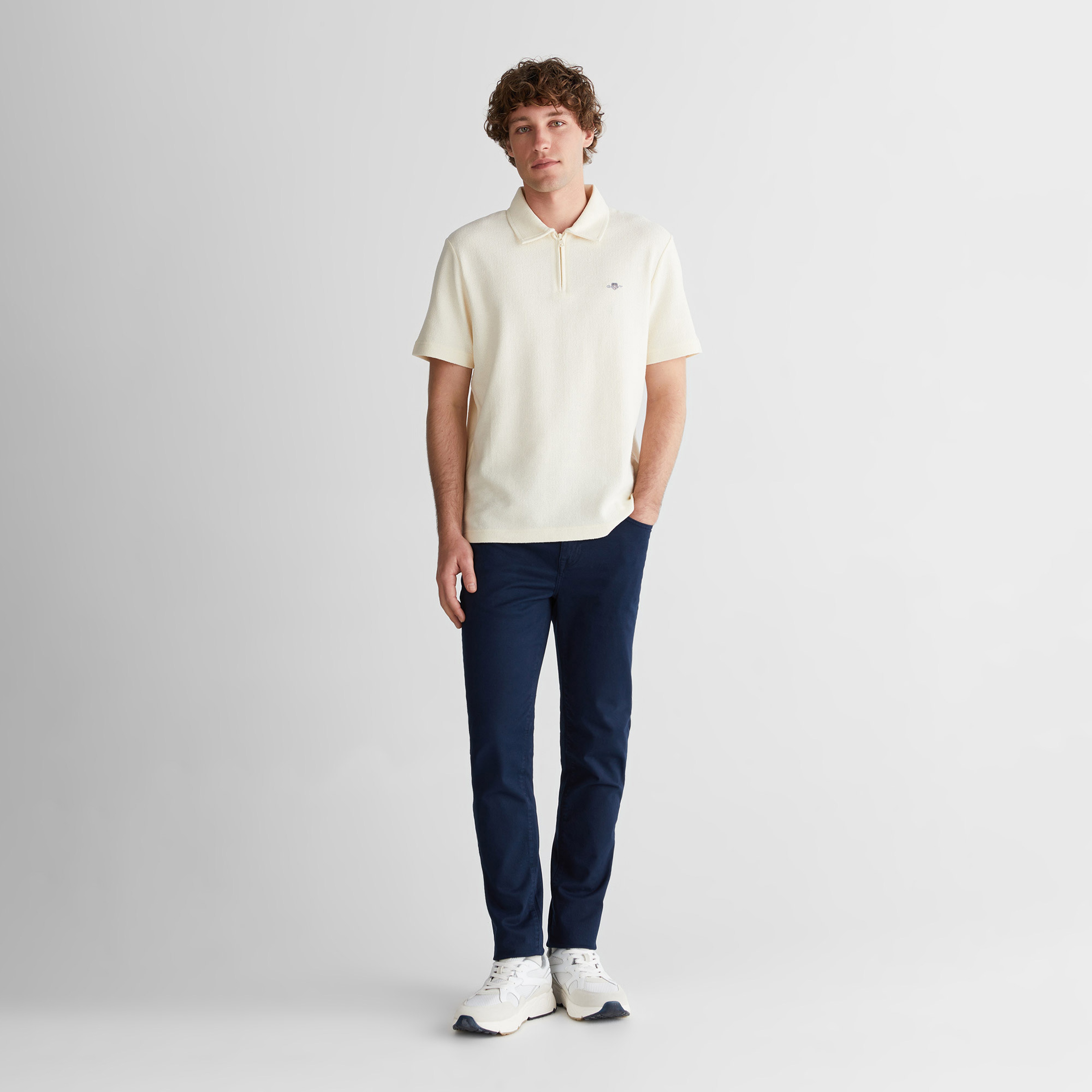 GANT Erkek Lacivert Slim Fit Jean