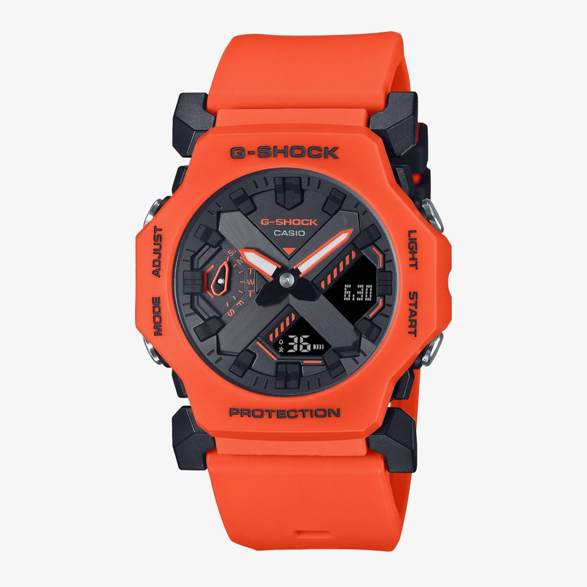 Casio GA-2300FL-4ADR Erkek Turuncu Kol Saati