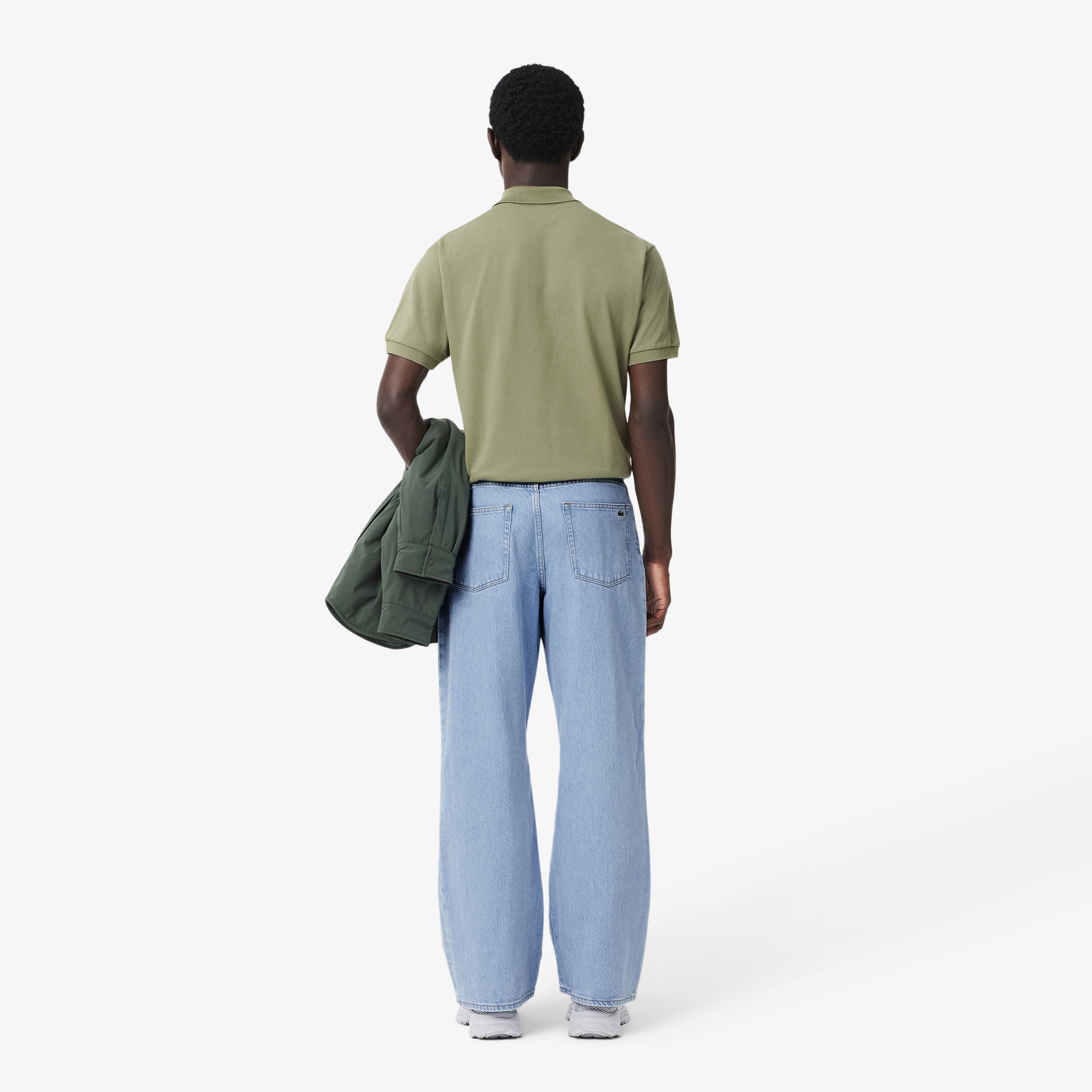 Erkek Loose Fit Denim Açık Mavi Pantolon