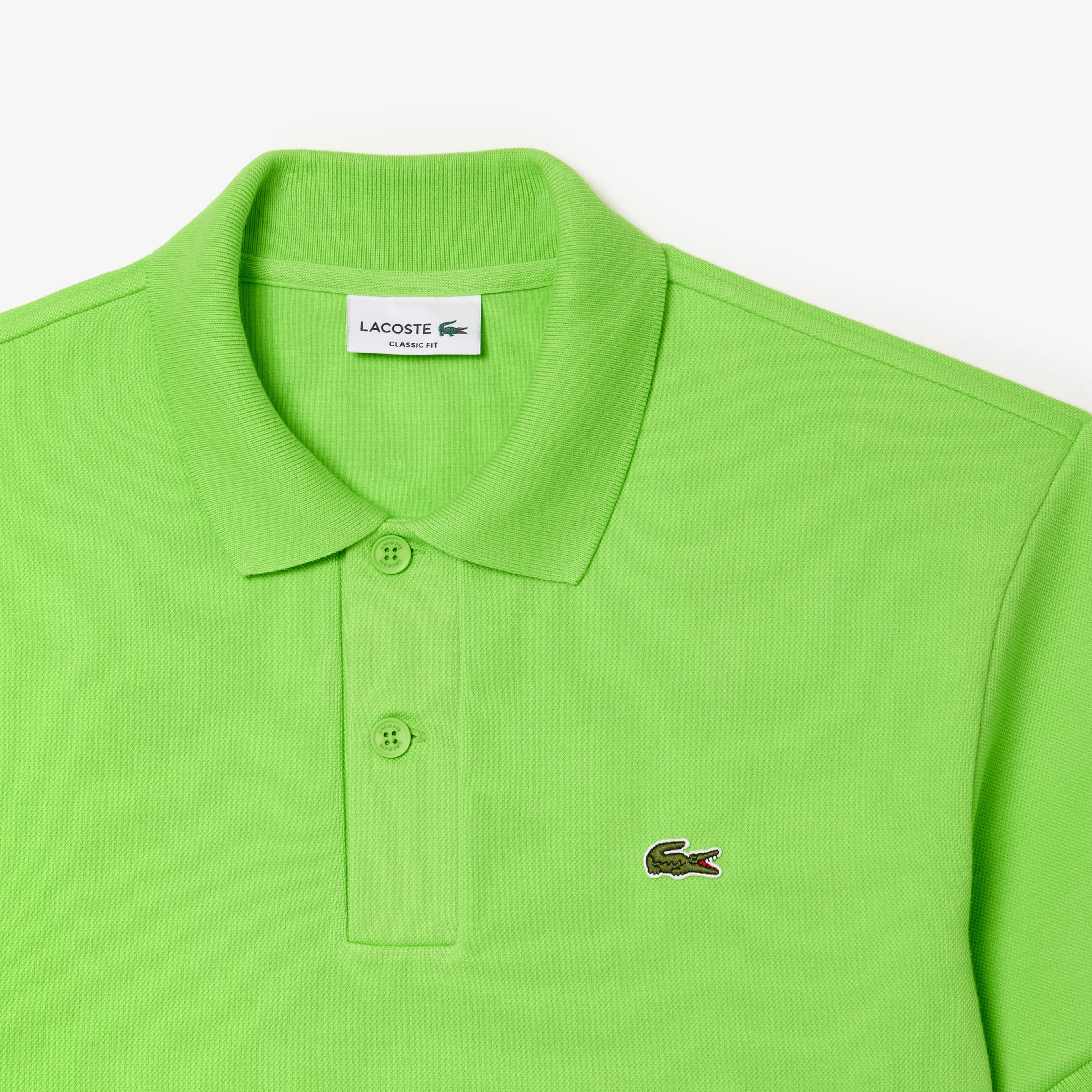 Erkek Classic Fit Baskılı Yeşil Polo