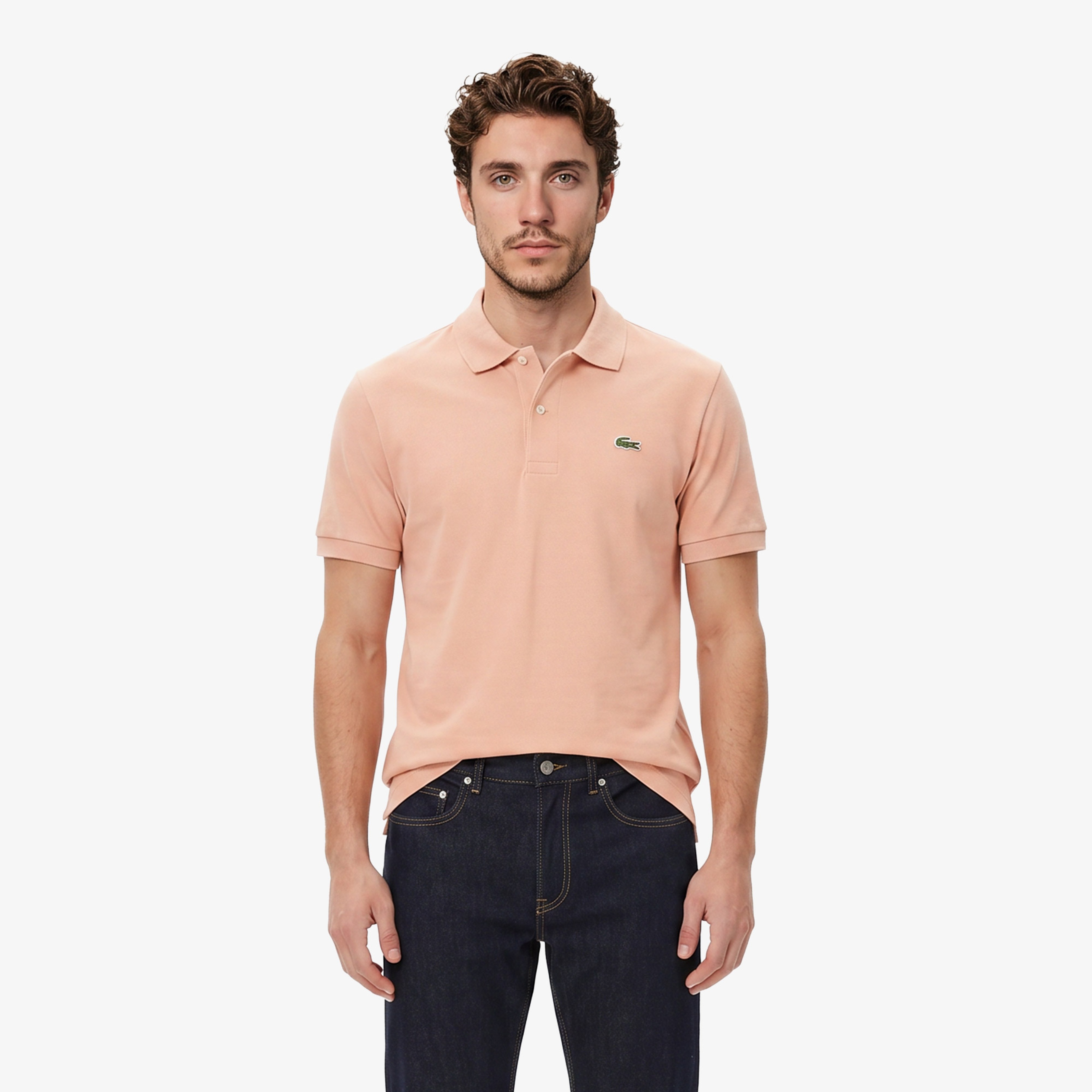Lacoste L.12.12 Erkek Classic Fit Bej Polo