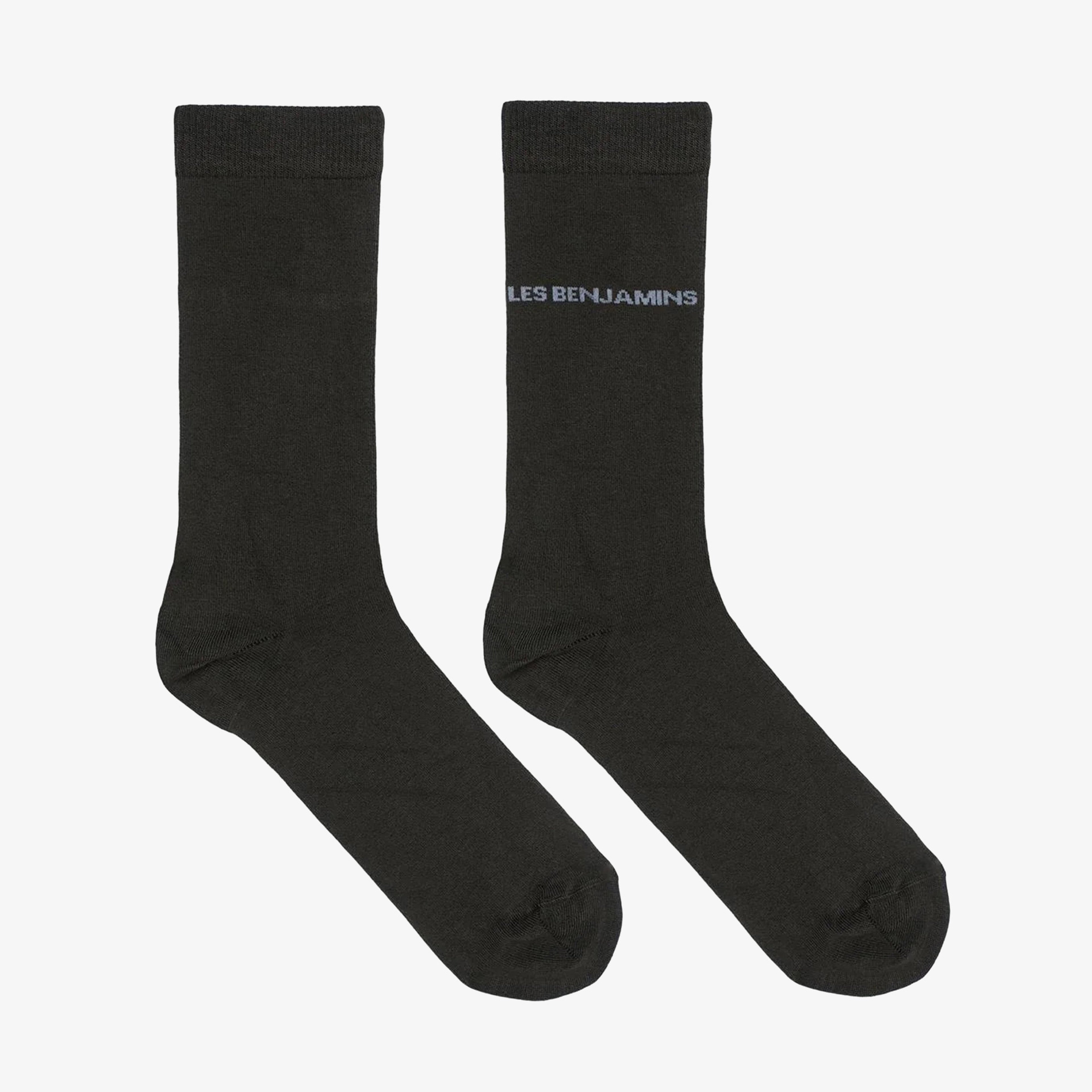 Les Benjamins Classic Unisex Siyah Çorap