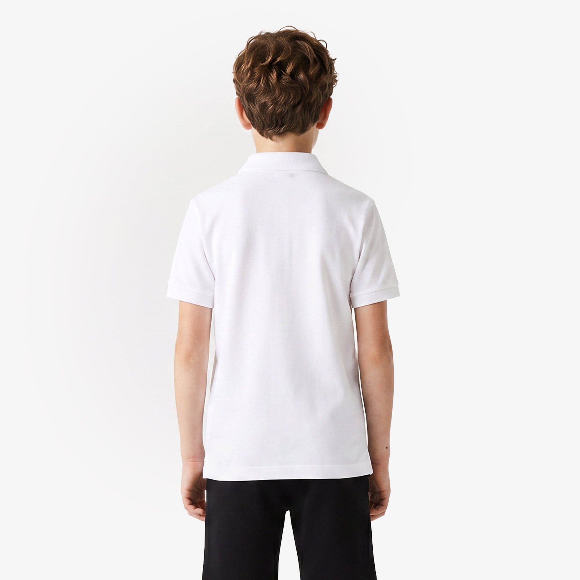 Lacoste Regular Fit Çocuk Beyaz Polo