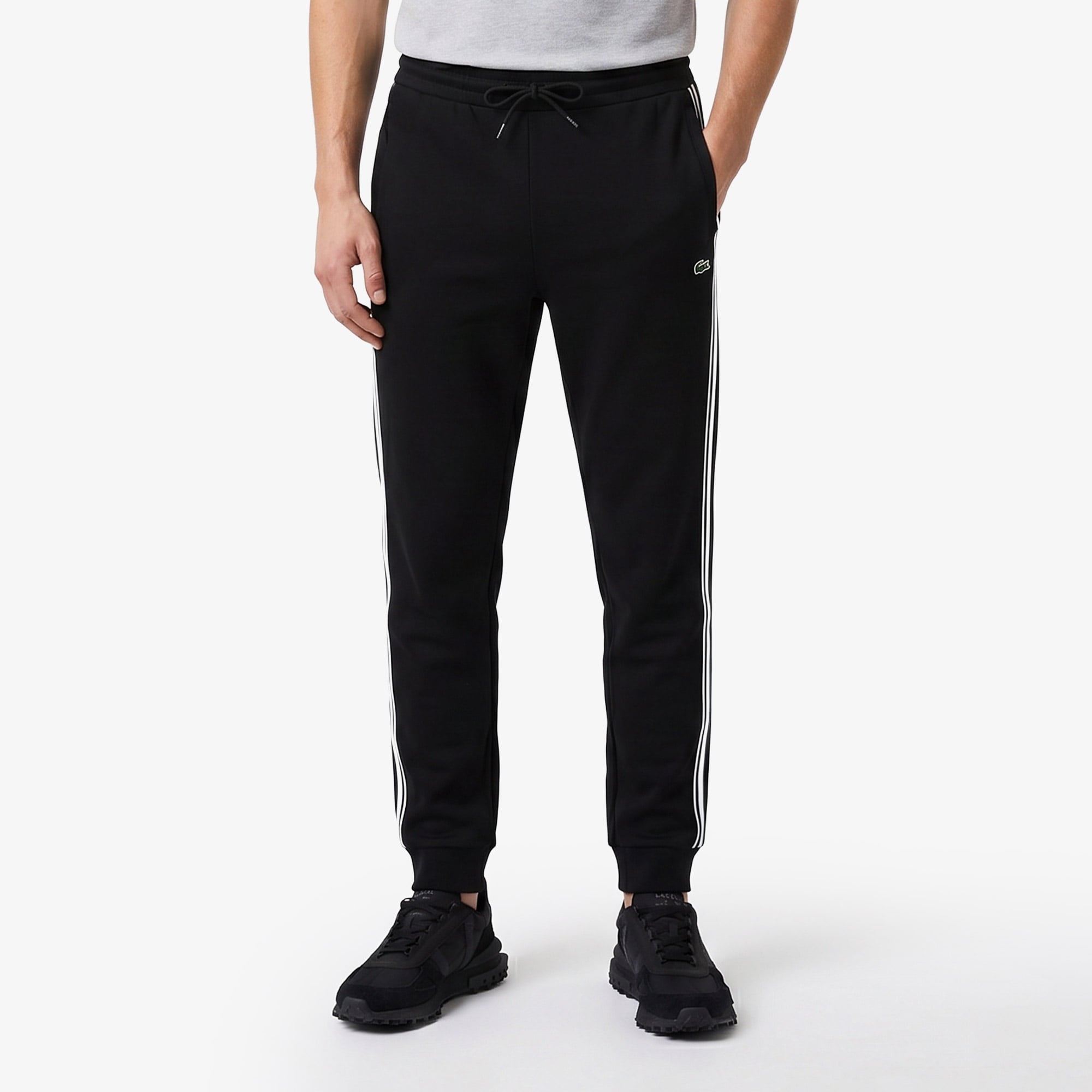 Lacoste Regular Fit Erkek Siyah Eşofman Altı
