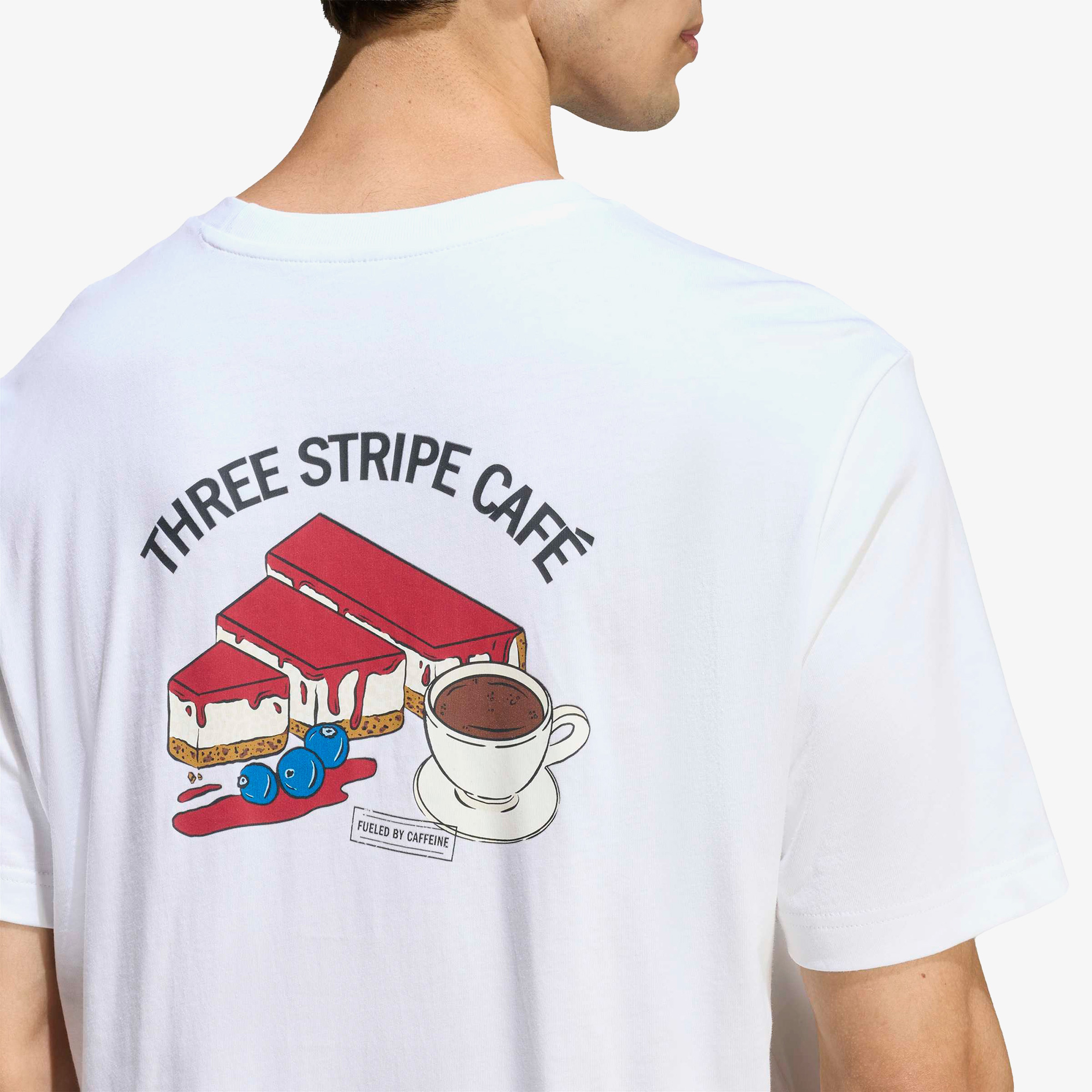 adidas Cheesecake Erkek Beyaz T-Shirt