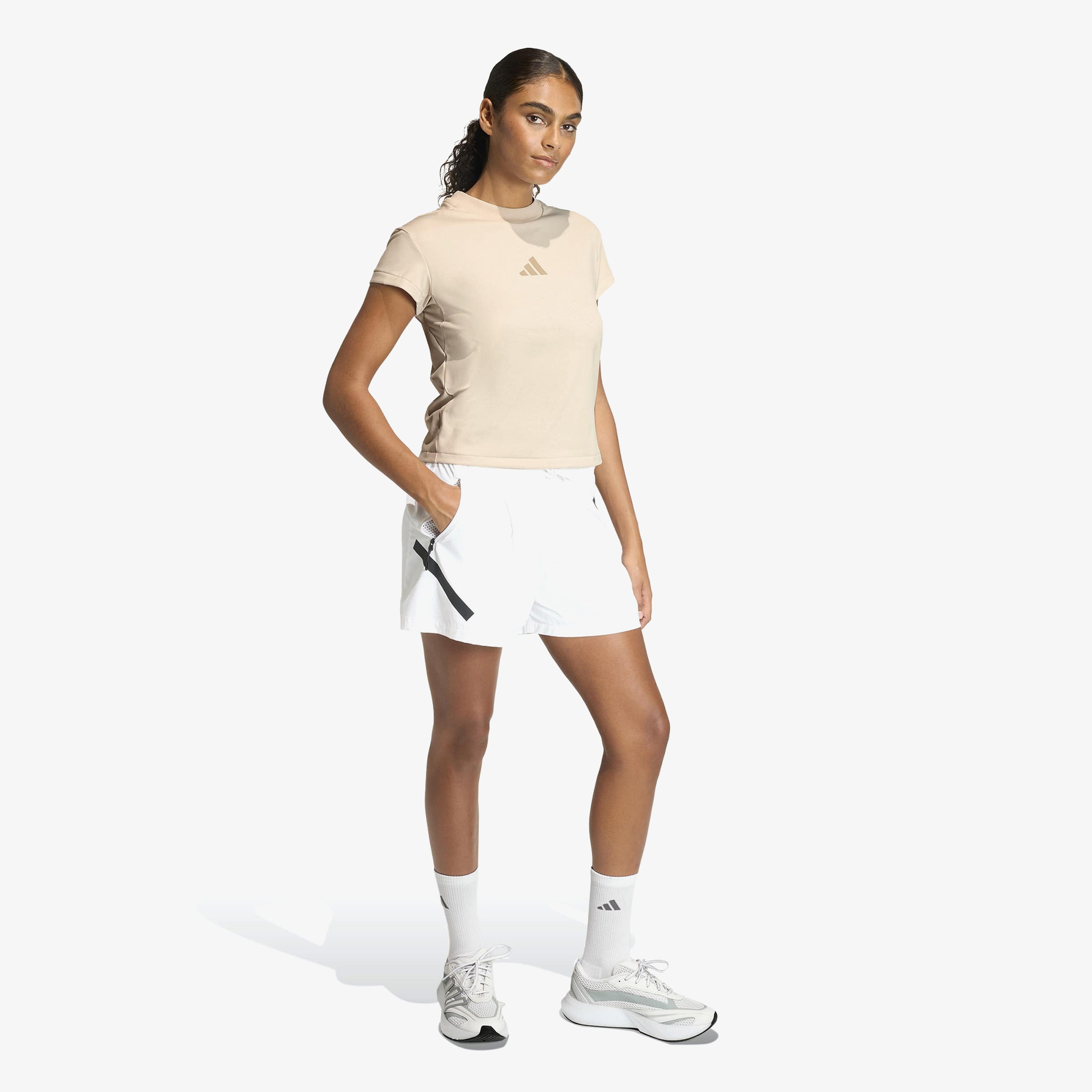 adidas Z.N.E. Kadın Bej T-Shirt