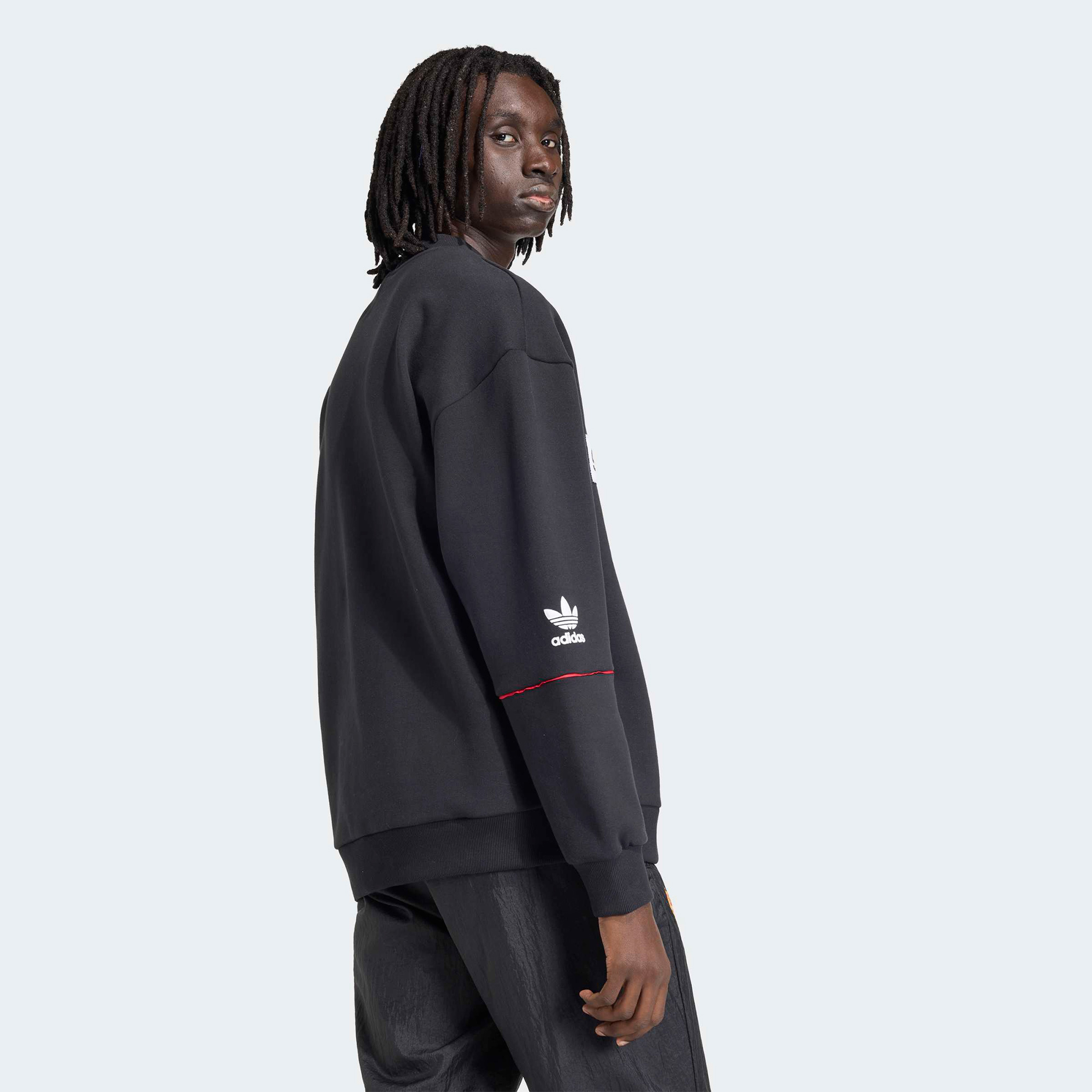 adidas Manchester United FC Erkek Siyah Sweatshirt