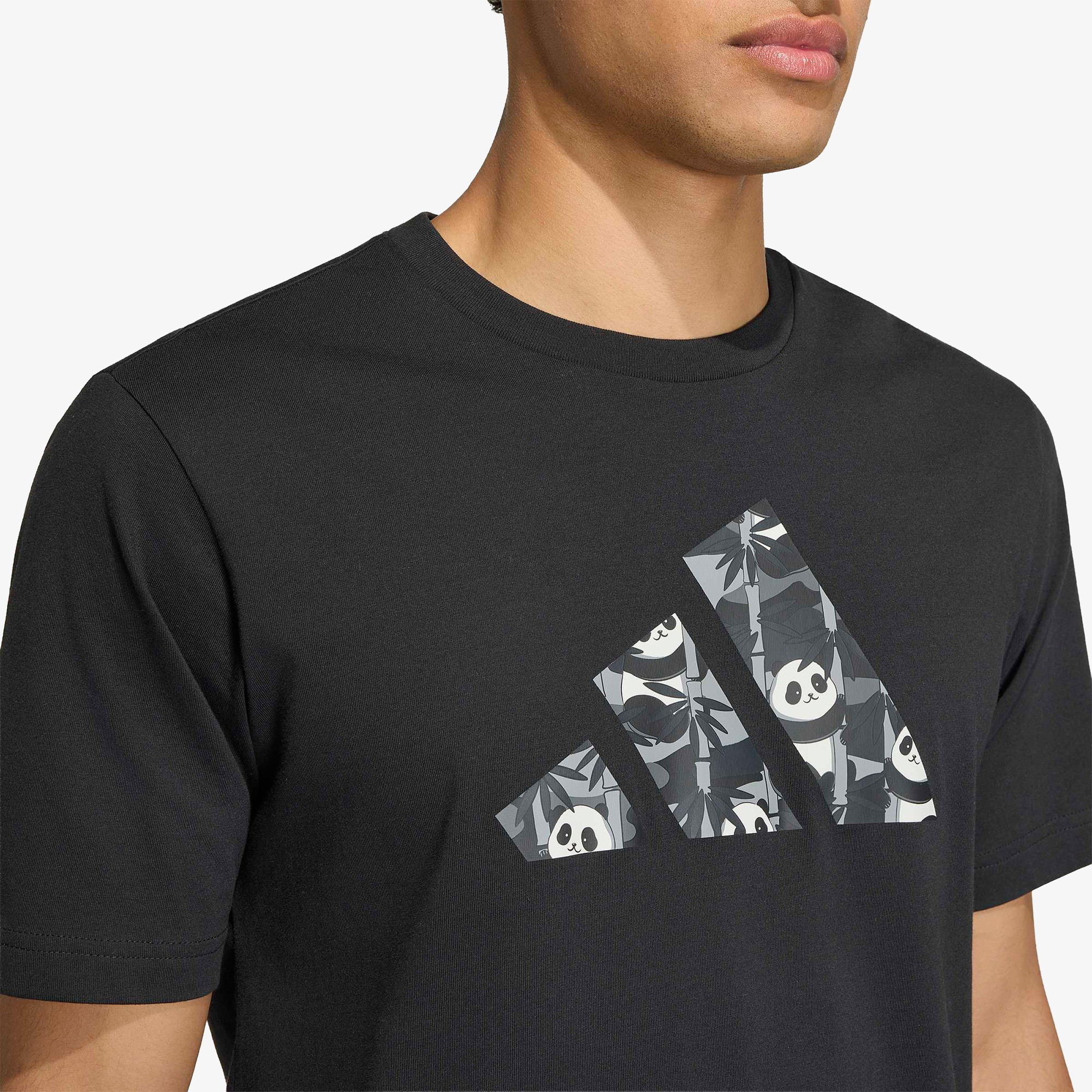 adidas Panda Erkek Siyah T-Shirt