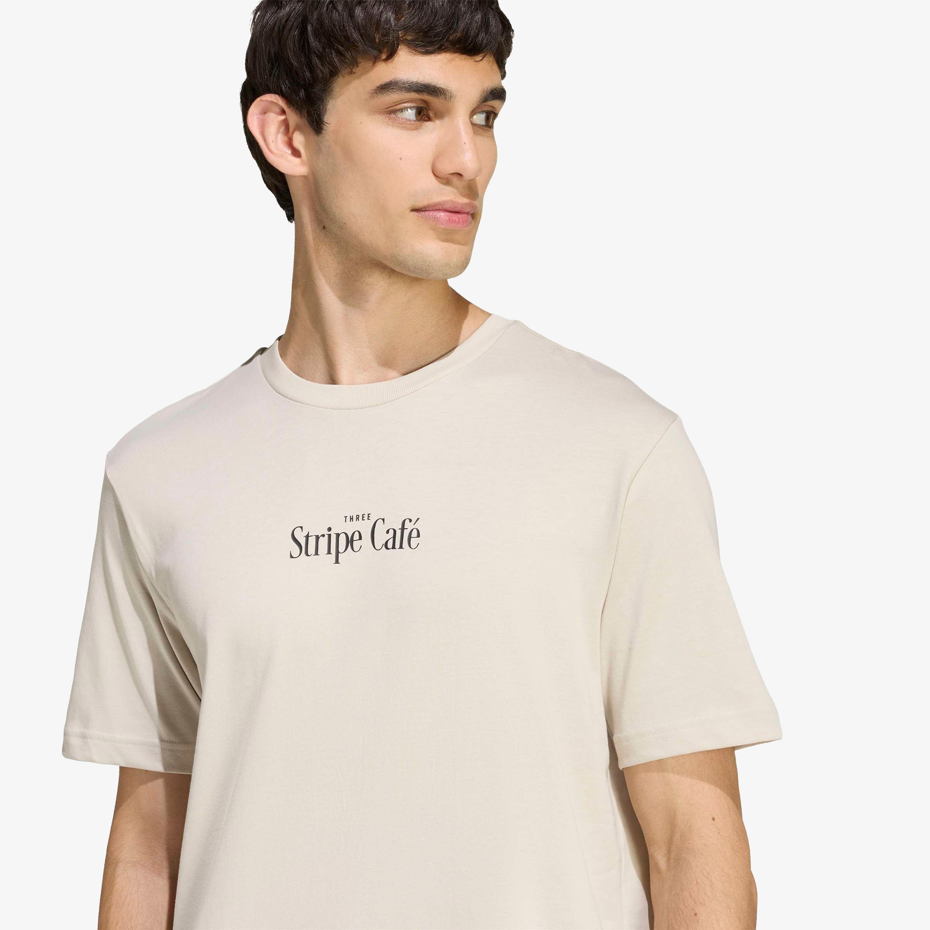 adidas Donut Box Erkek Bej T-Shirt