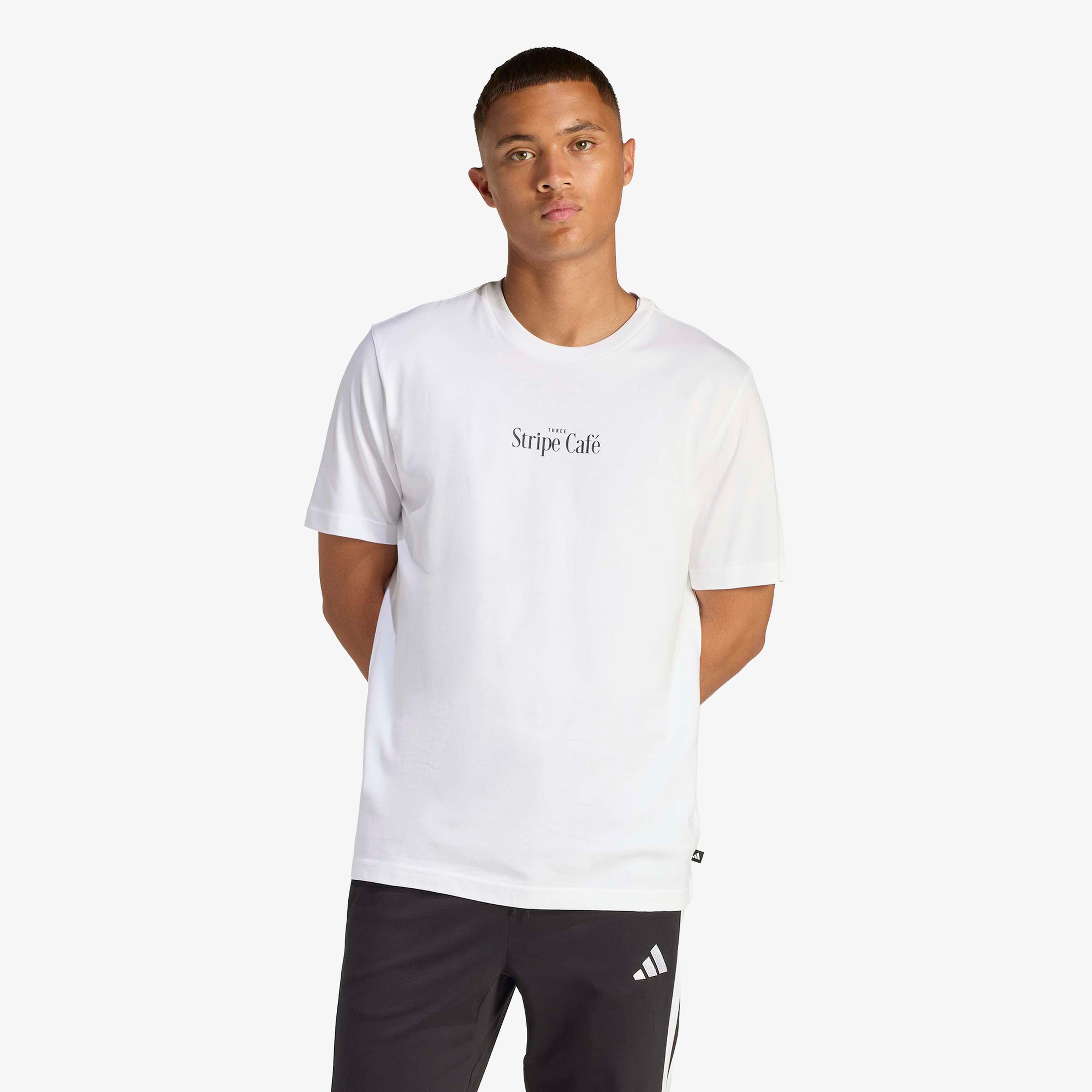 adidas Donut Box Erkek Beyaz T-Shirt