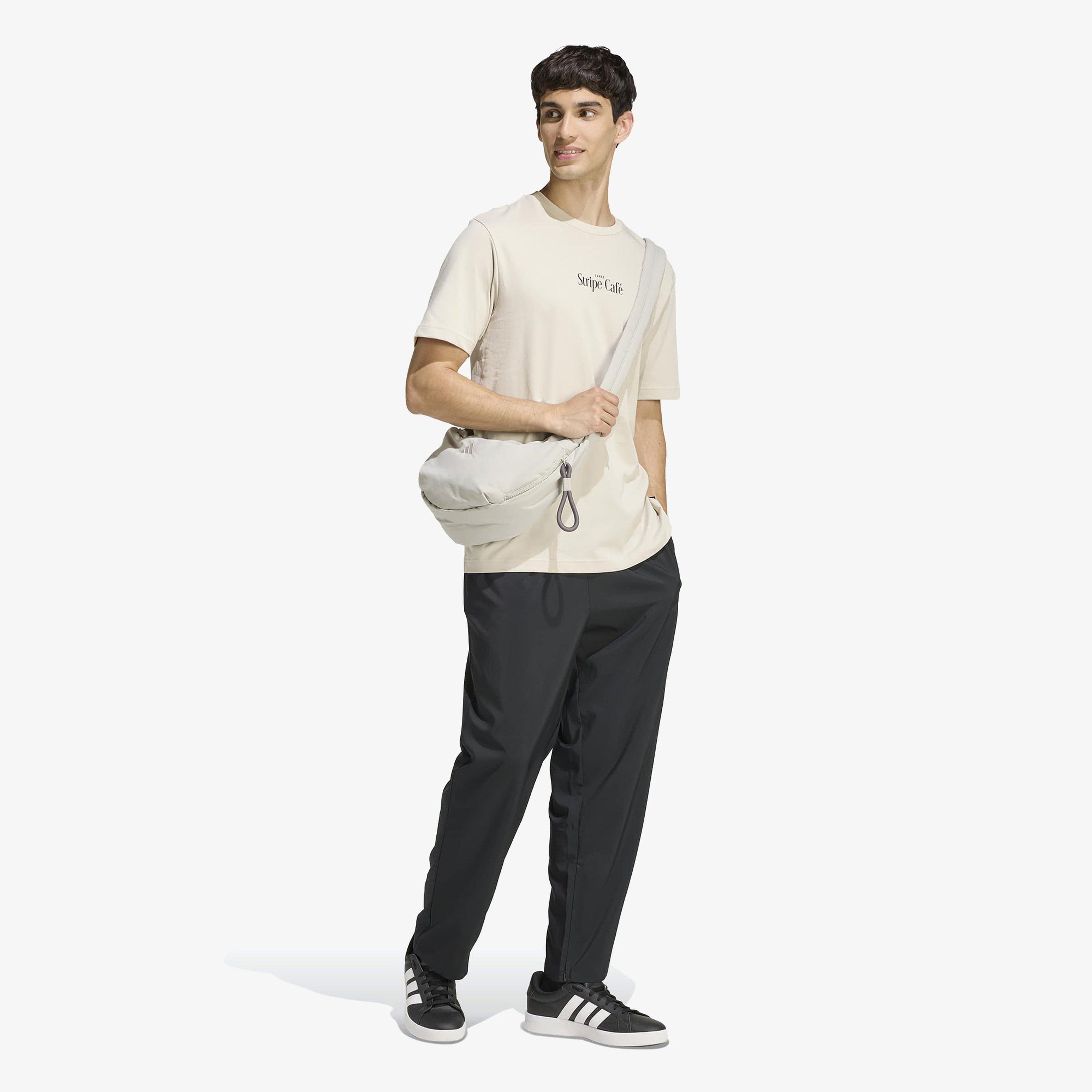 adidas Donut Box Erkek Bej T-Shirt
