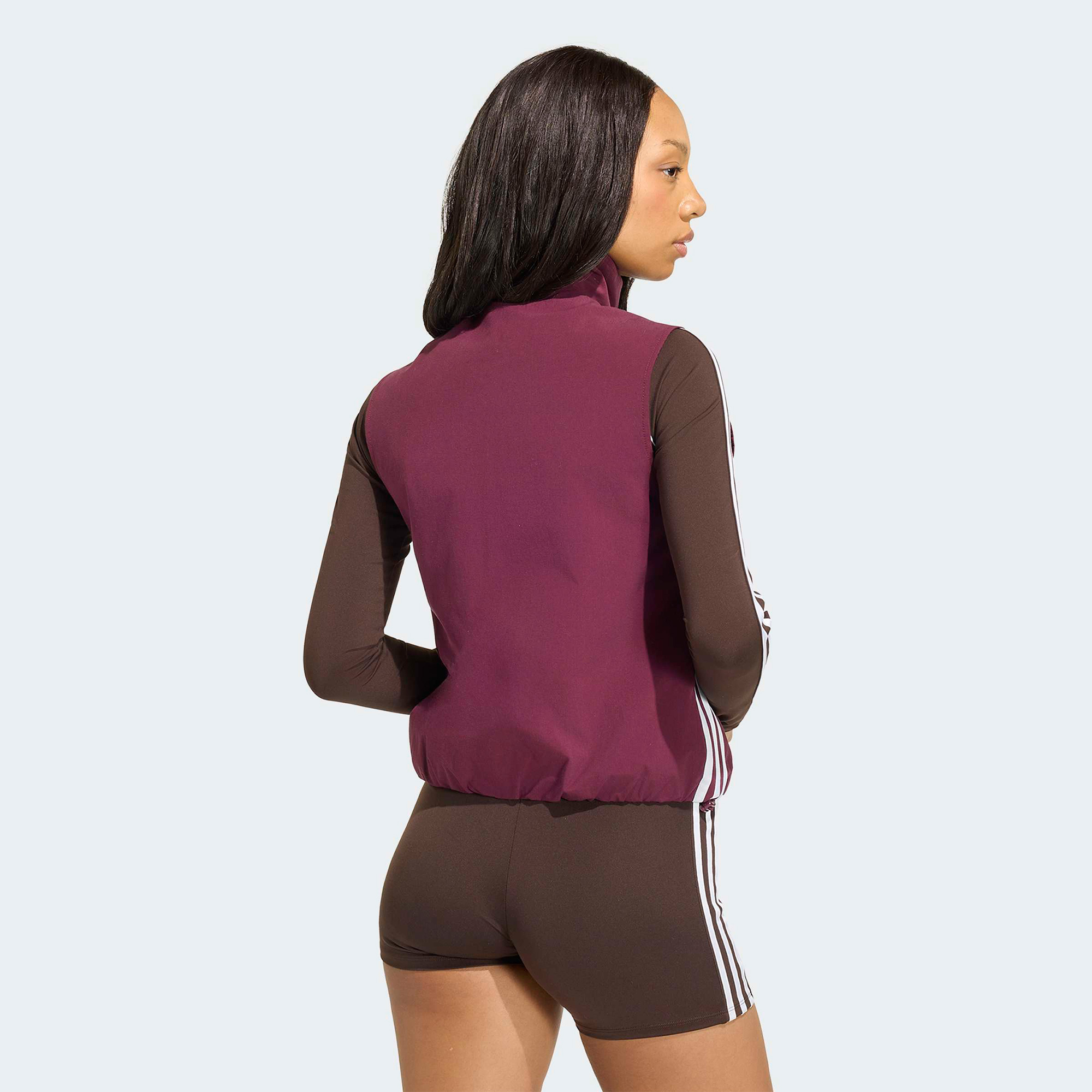 adidas Essential Kadın Bordo T-Shirt