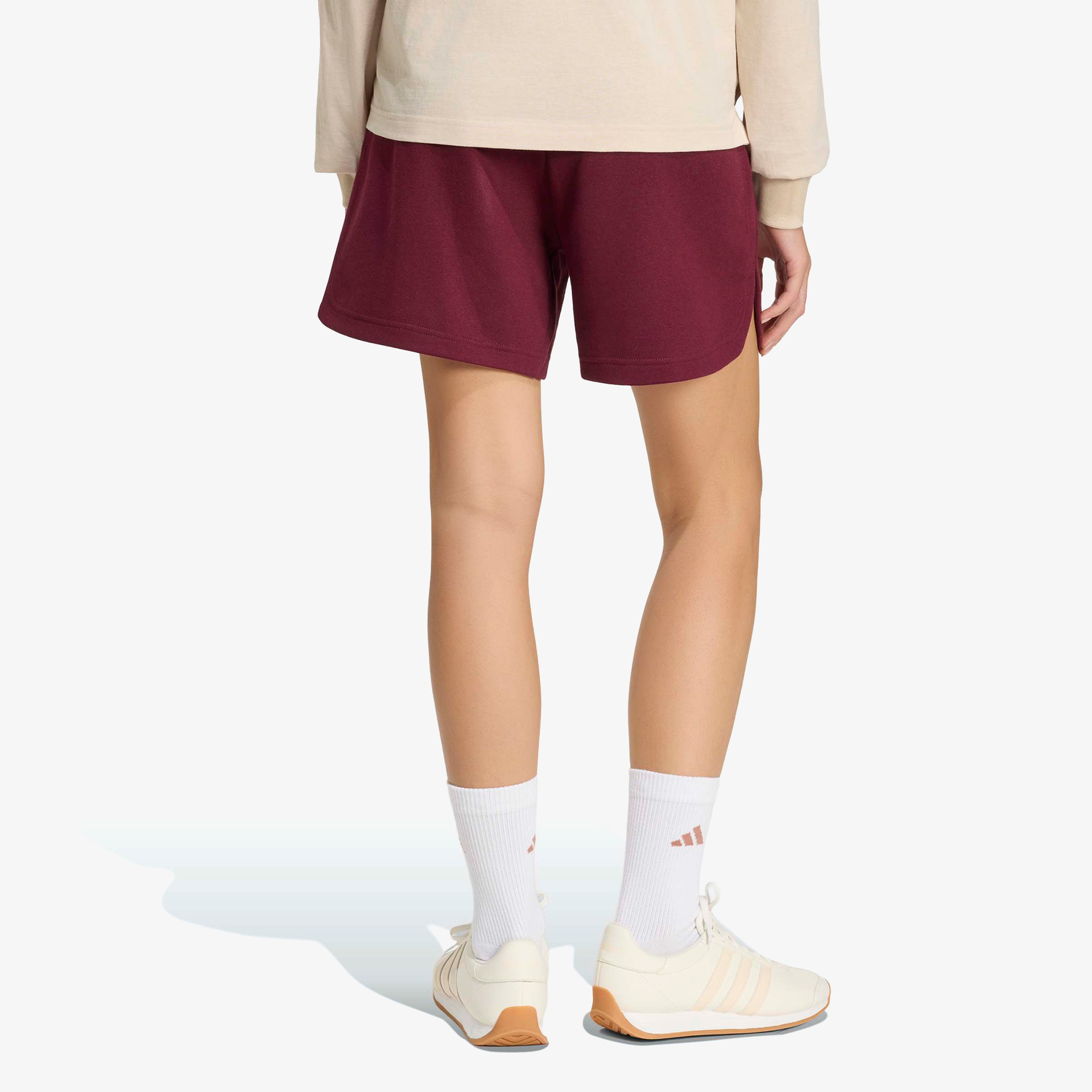 adidas 3Ss Fleece Kadın Bordo T-Shirt