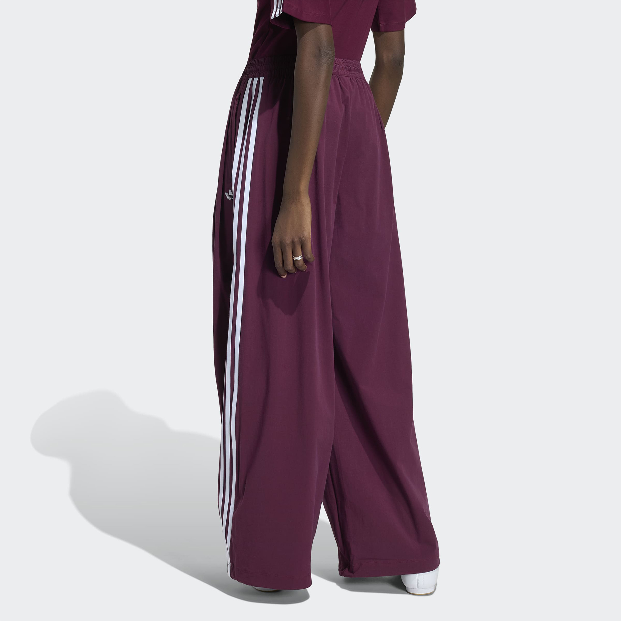adidas Pleated Tp Kadın Bordo Eşofman Altı
