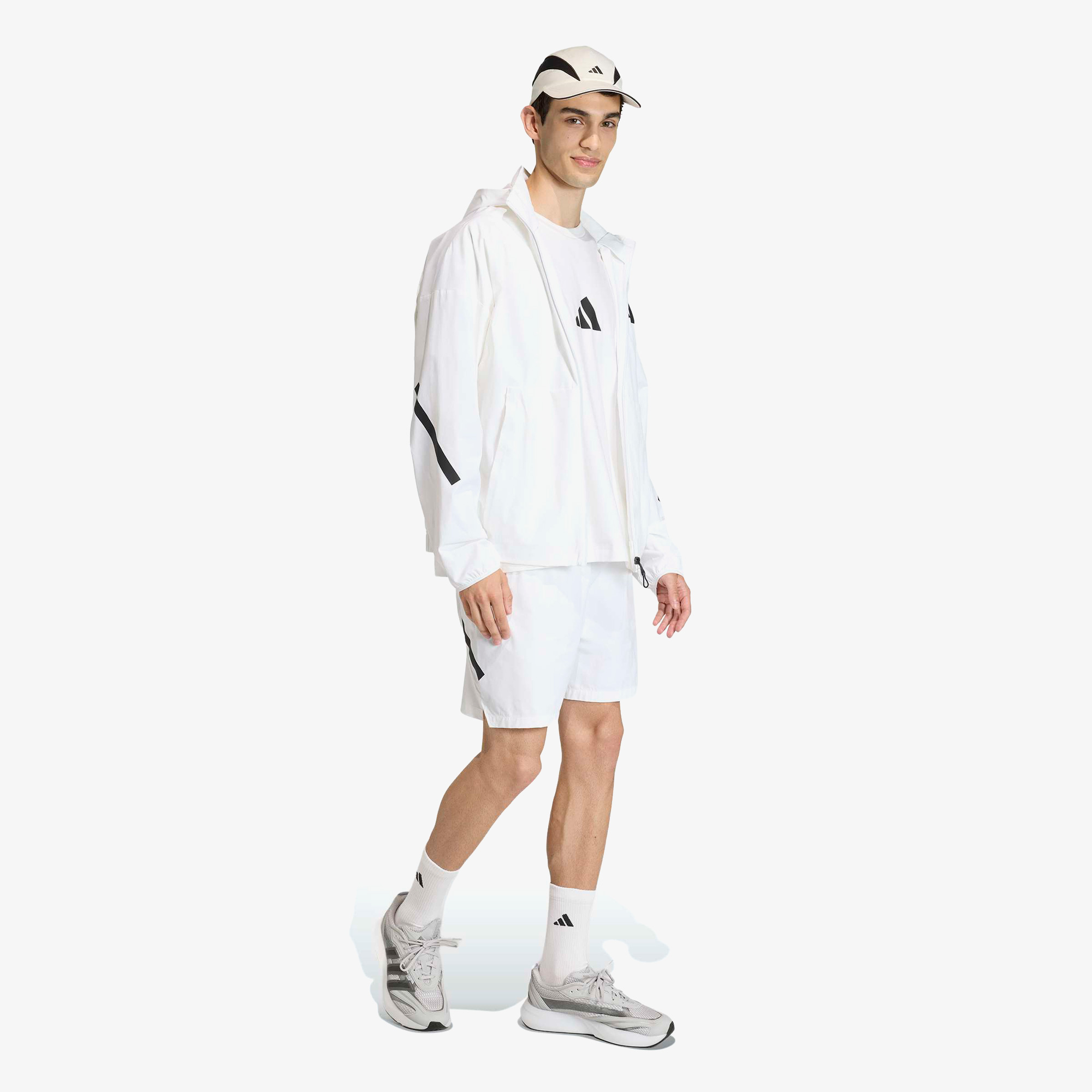 adidas Z.N.E. Erkek Beyaz Şort