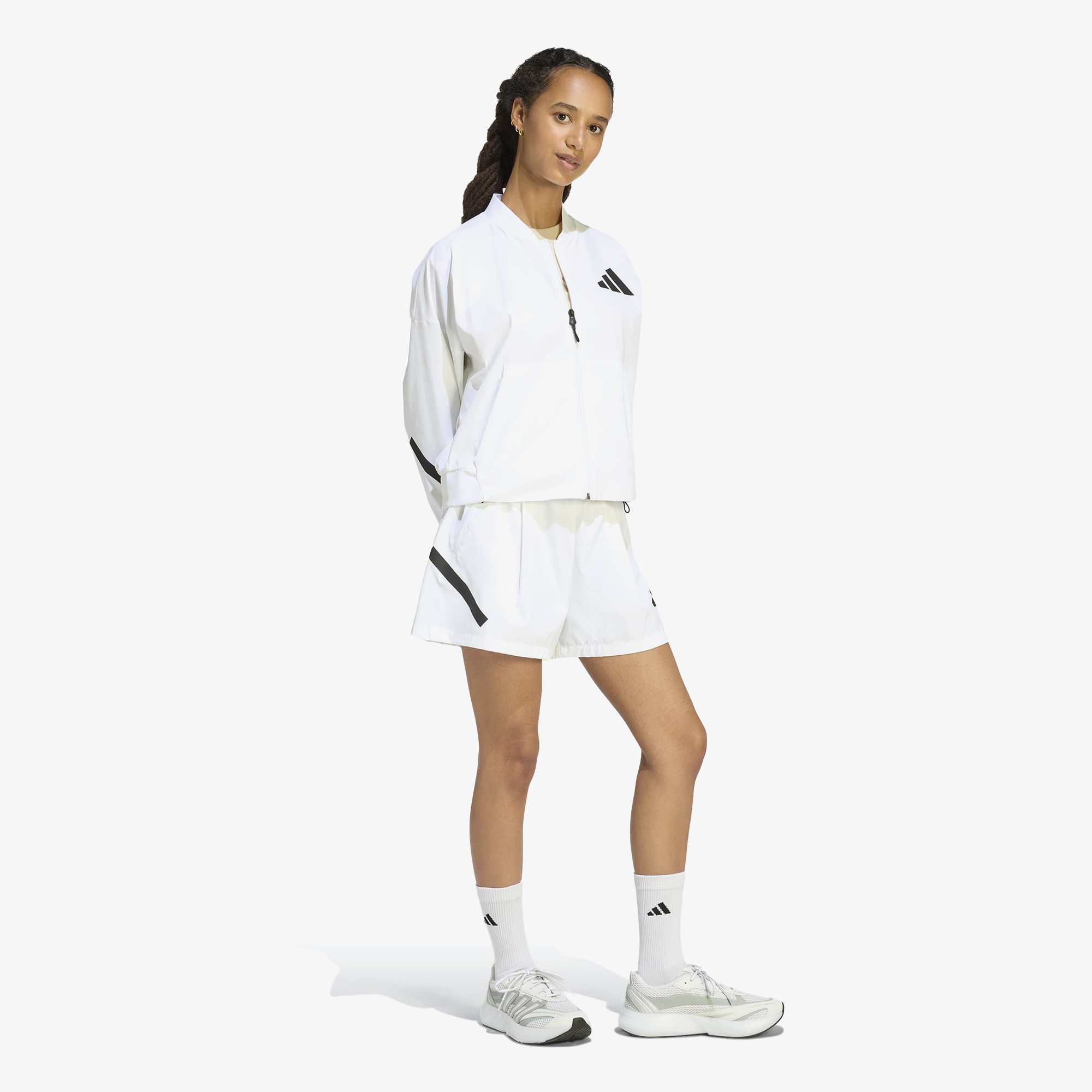 adidas Z.N.E. Kadın Beyaz Şort