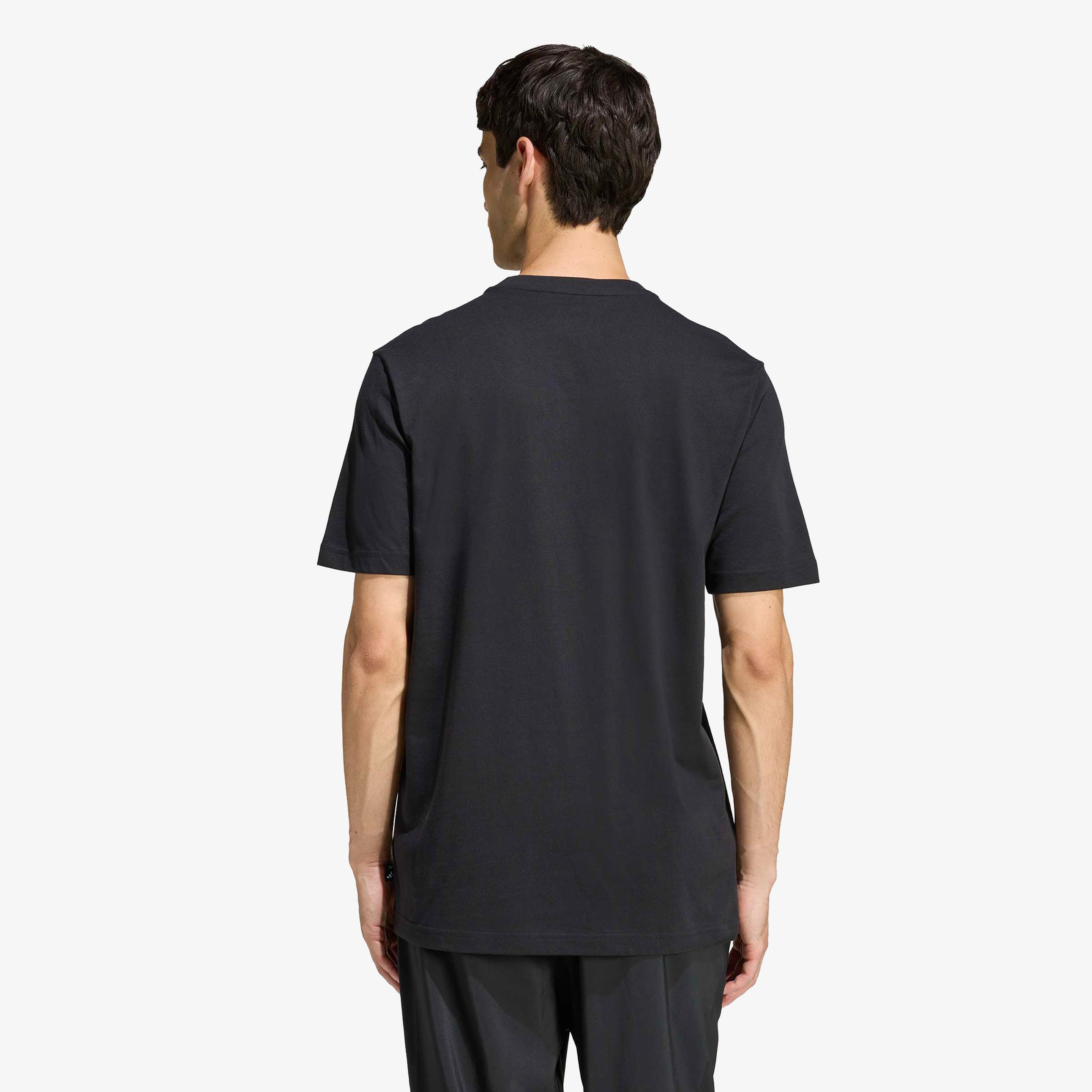 adidas Popcorn Erkek Siyah T-Shirt