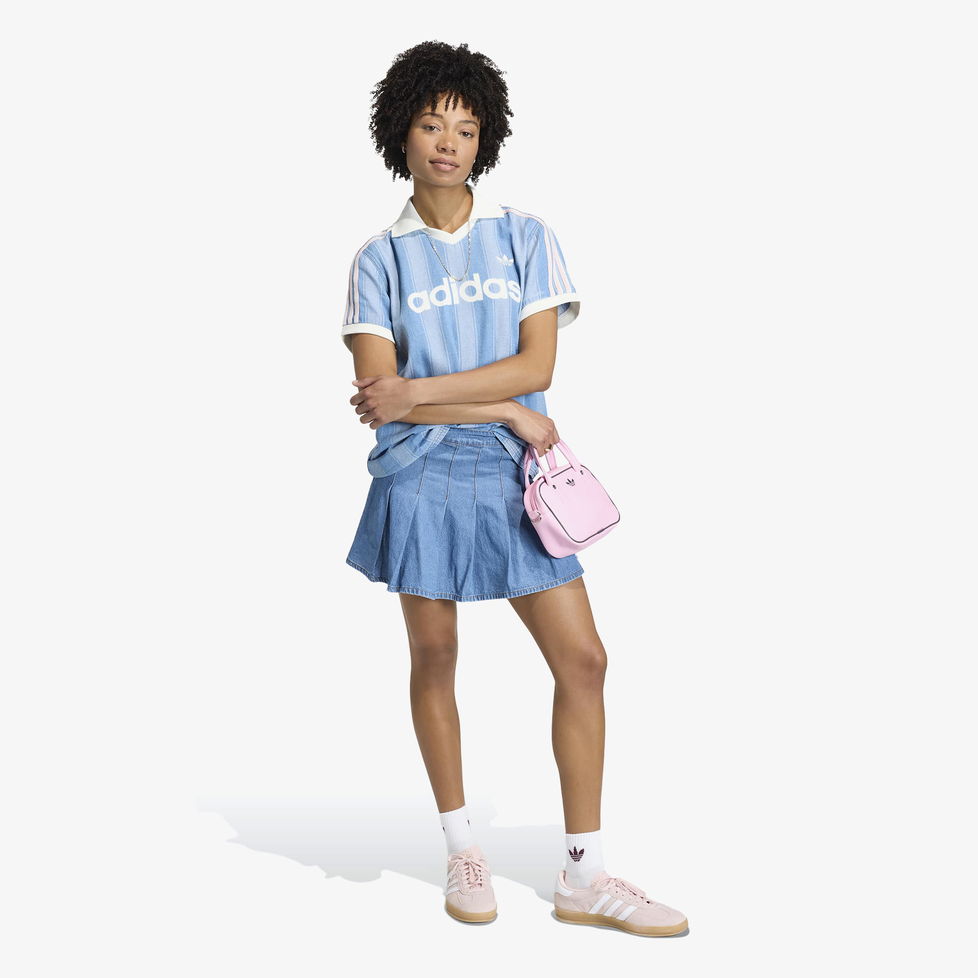 adidas Denim Kadın Mavi Etek