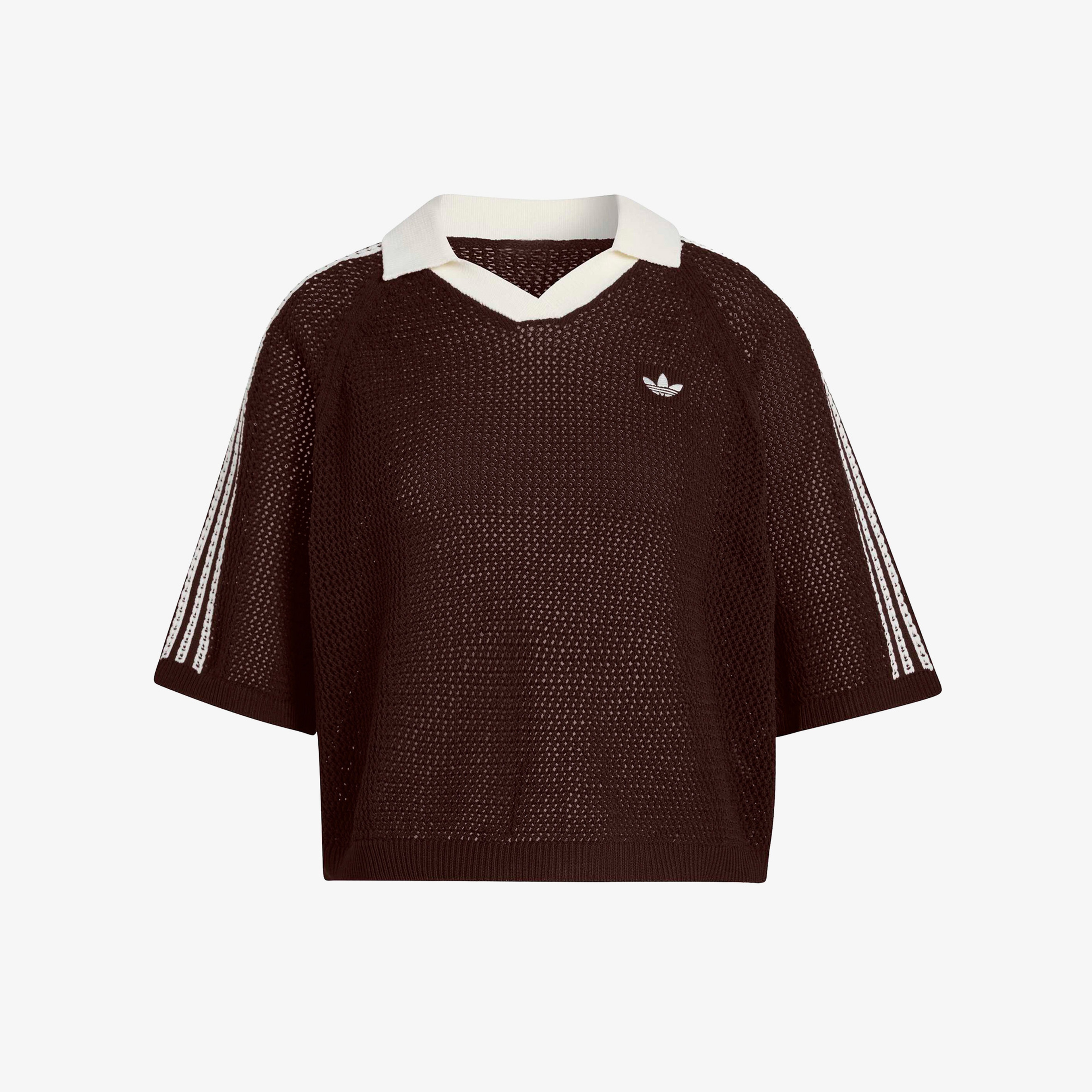adidas Crochet Kadın Kahverengi Polo