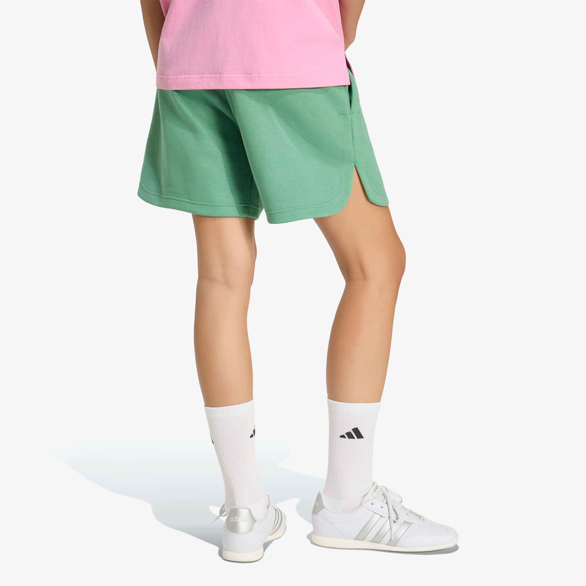 adidas 3Ss Fleece Kadın Yeşil Şort