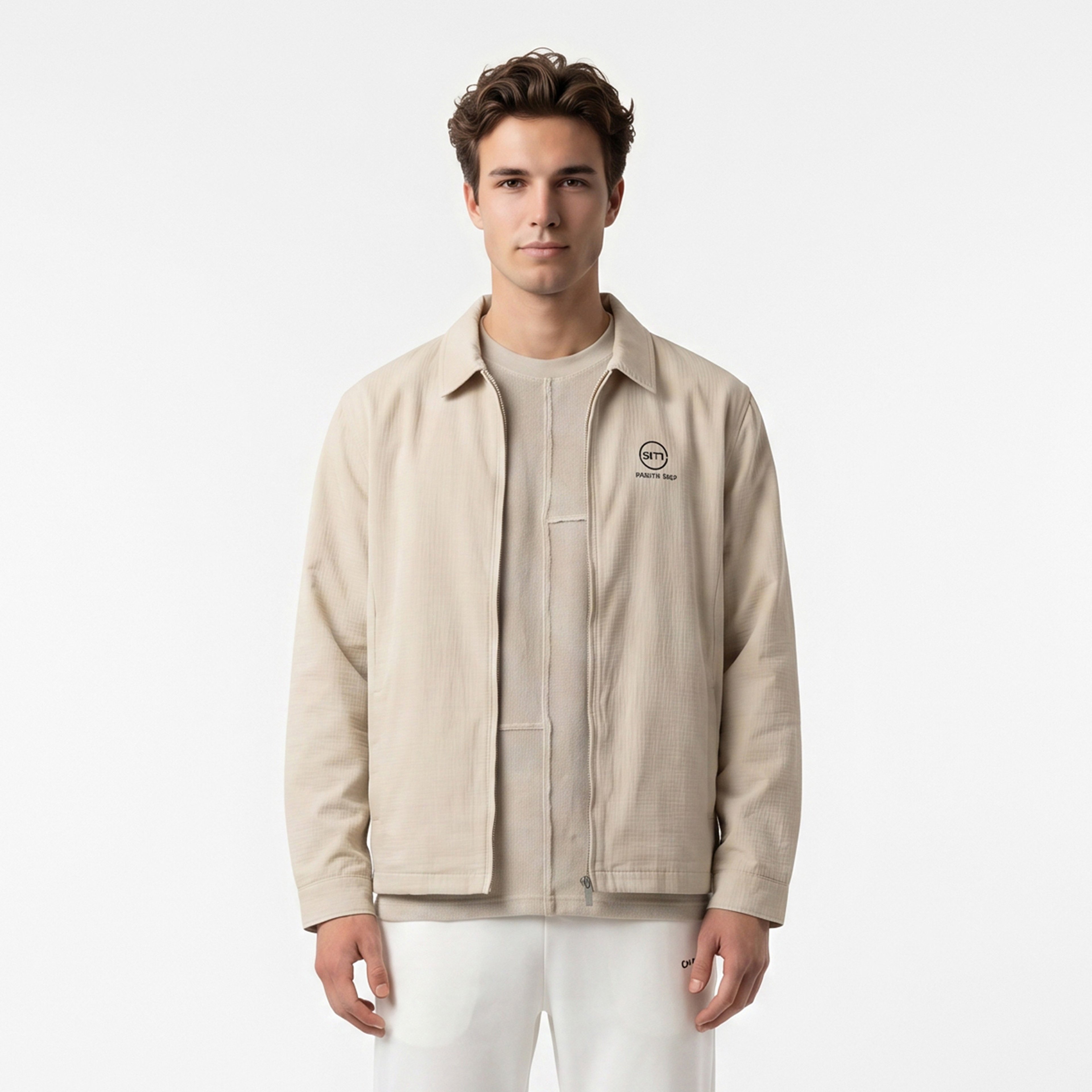 UNITED4 Comfort Fit Erkek Krem Ceket