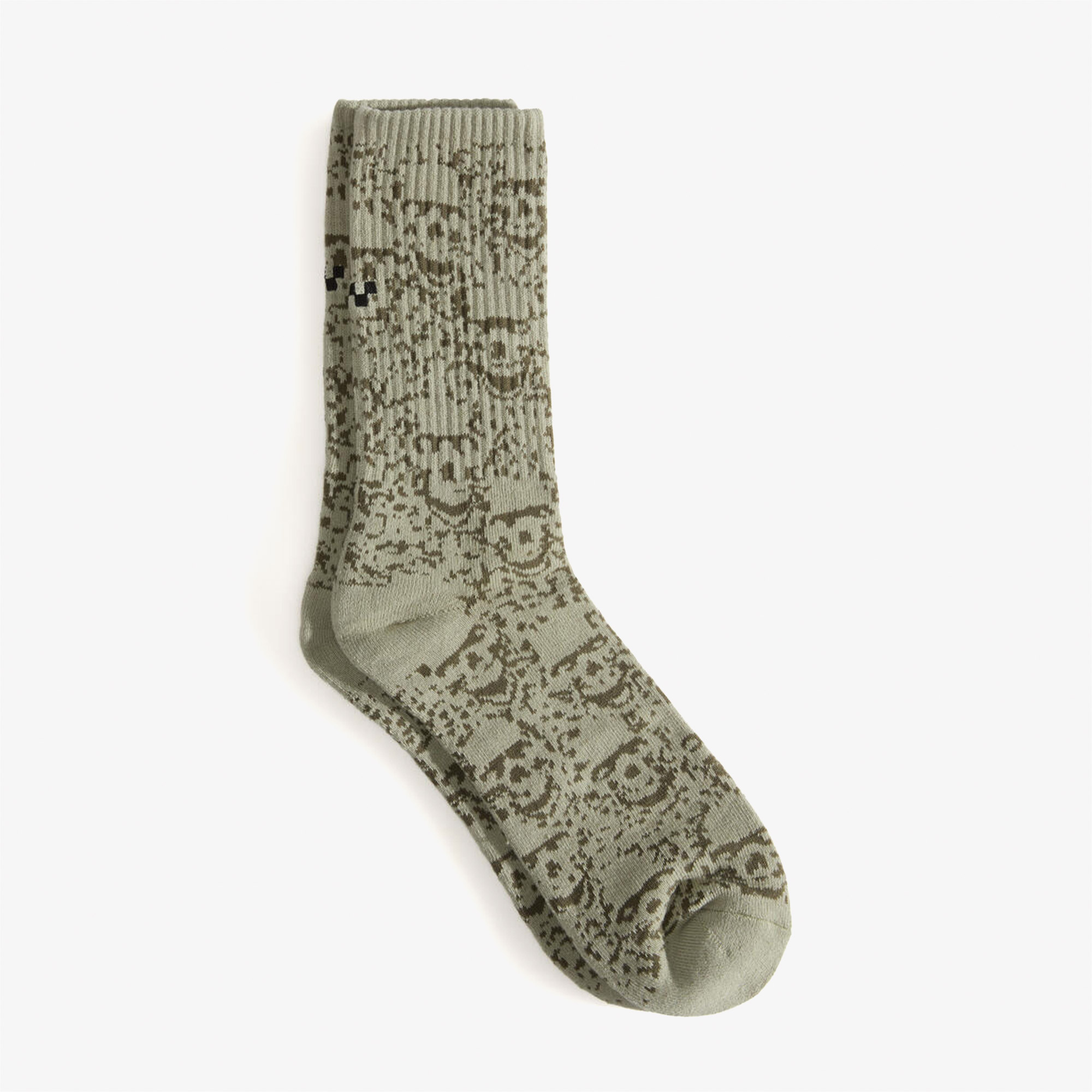 Vans Lx Wreckpack Skull Crew Unisex Gri Çorap