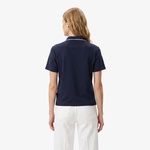 Nautica Kadın Lacivert Regular Fit Polo Yaka T-Shirt