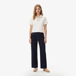Nautica Kadın Krem Regular Fit Polo Yaka T-Shirt
