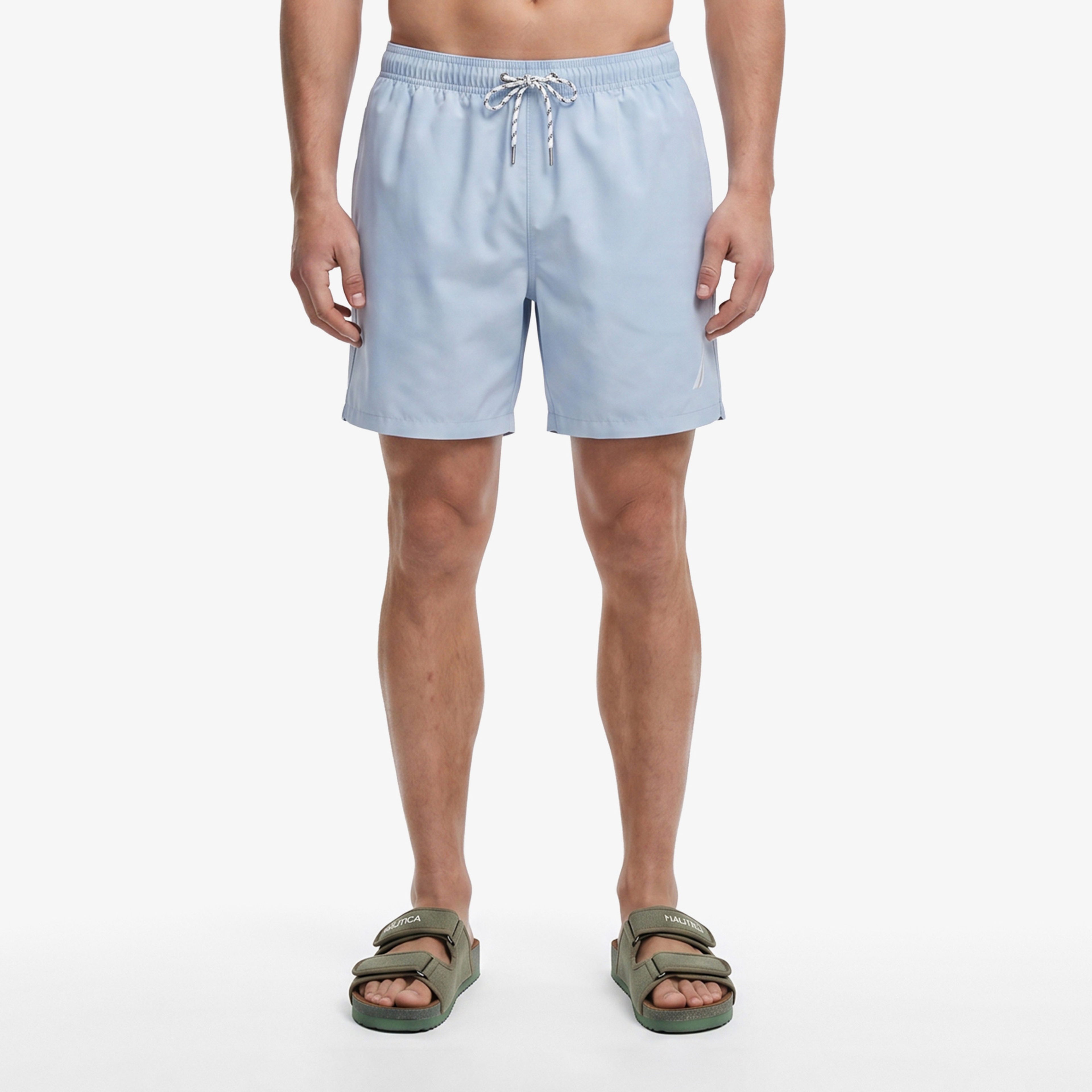 Nautica Erkek Mavi Regular Fit Deniz Şortu