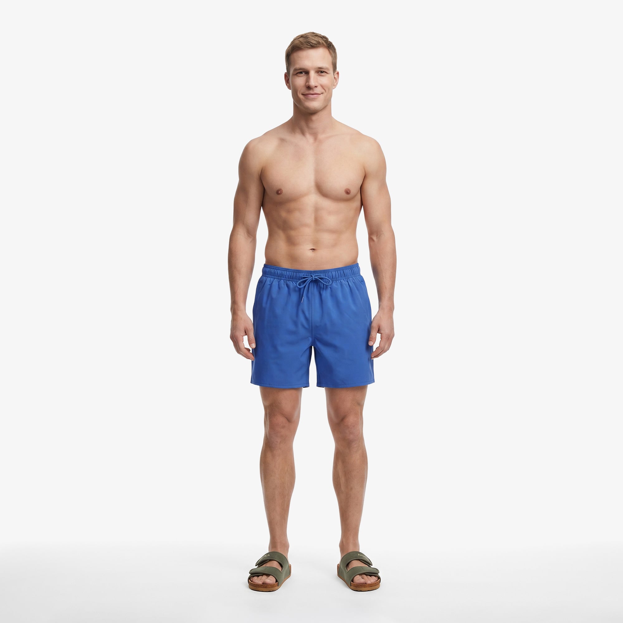 Nautica Erkek Mavi Regular Fit Deniz Şortu