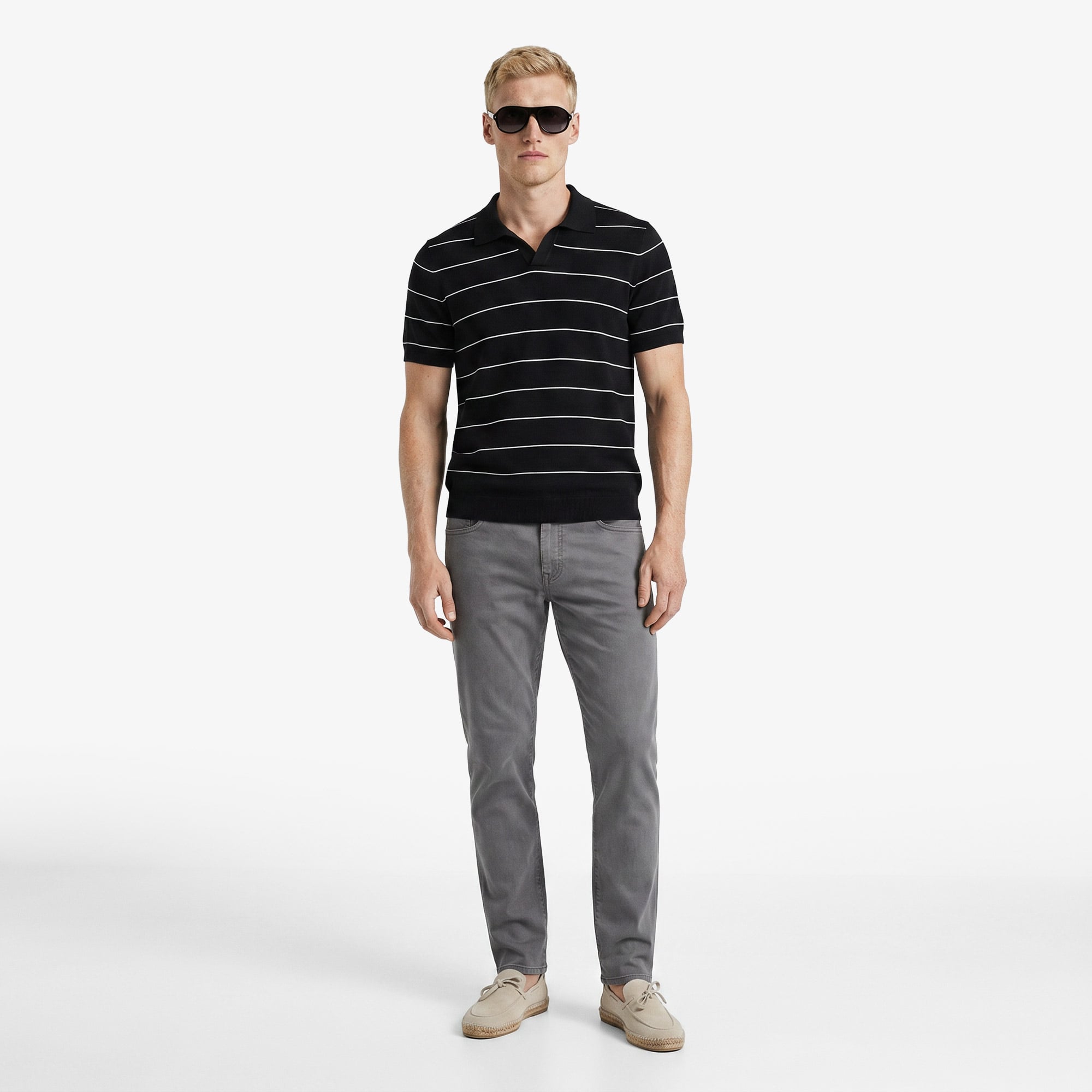 Nautica Erkek Gri Slim Fit Pantolon